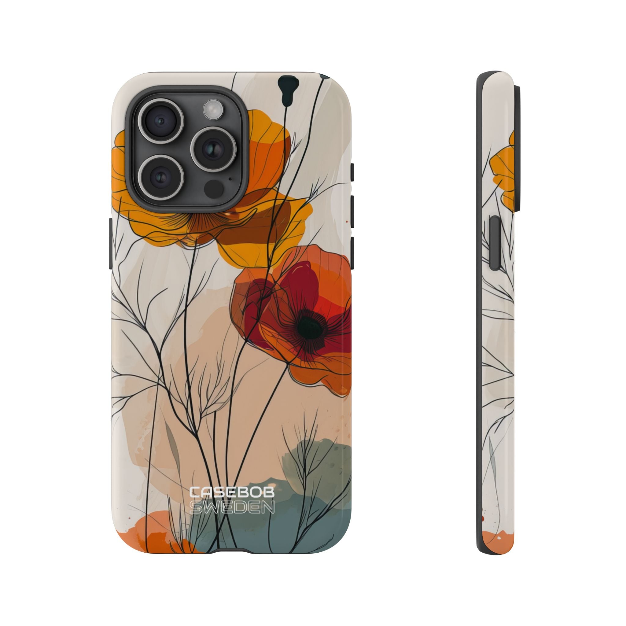 Golden Bloom Dance iPhone 15 - Resistente