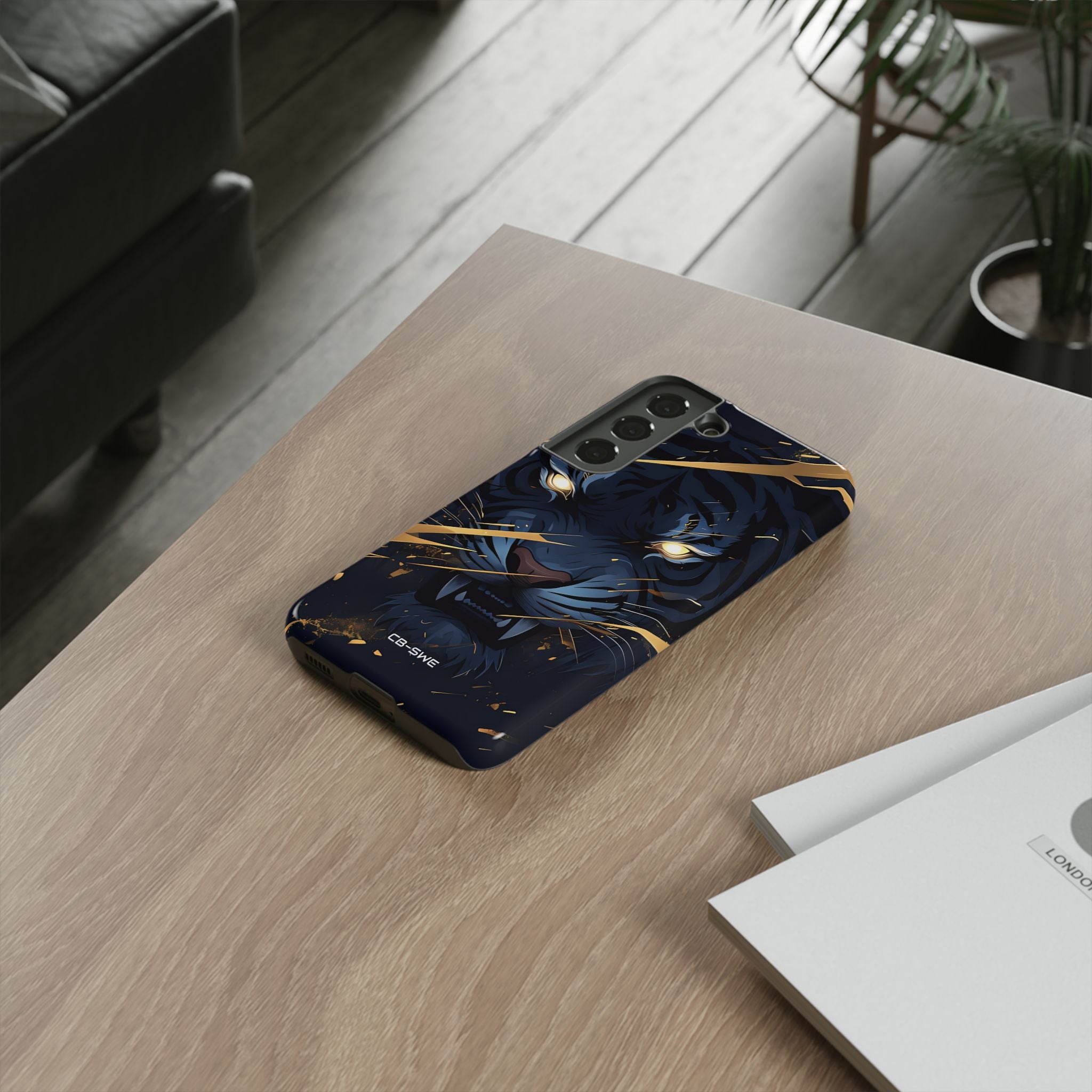 Tiger's Glowing Gaze - Samsung Case