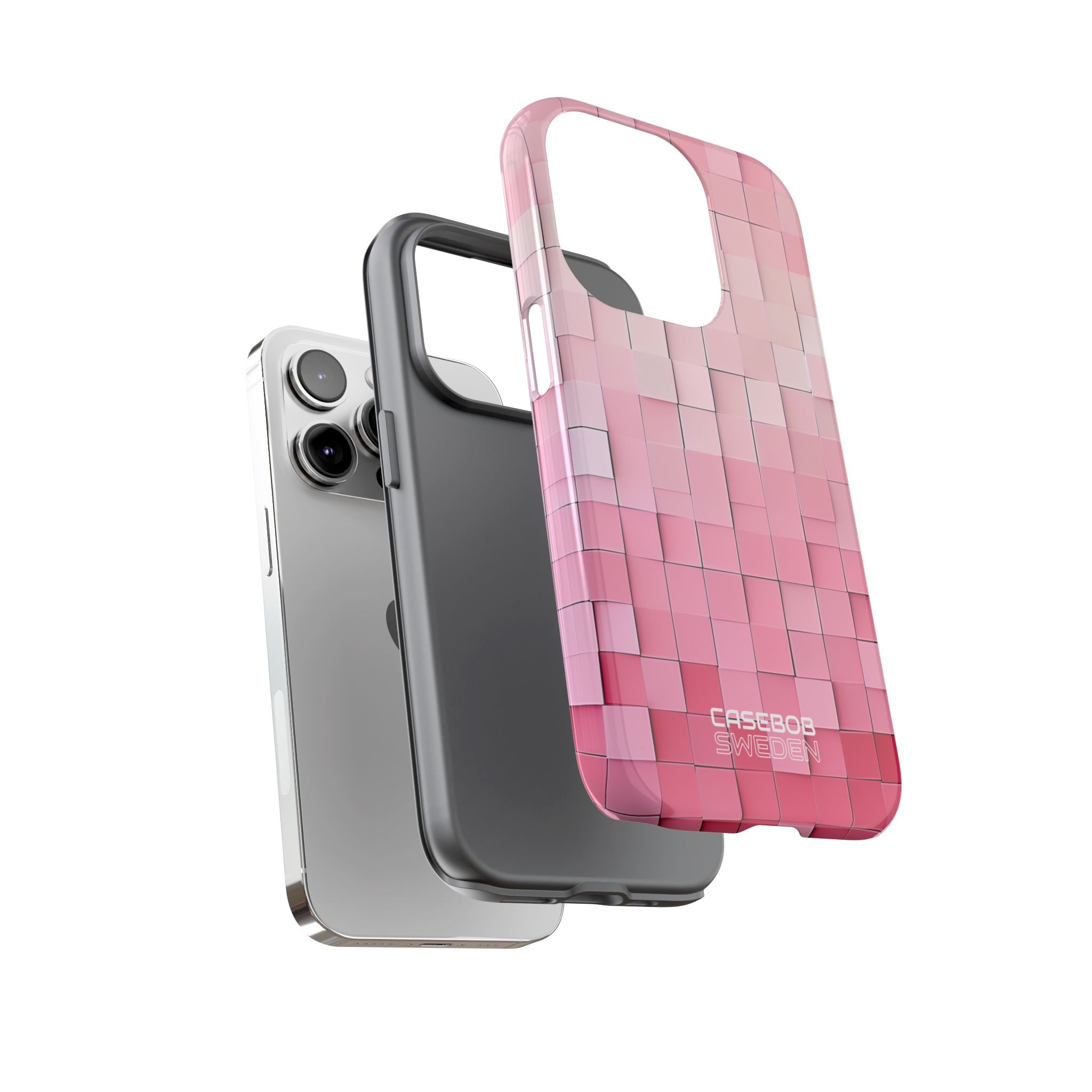 Pink Mosaic Glow iPhone 14 - Tough