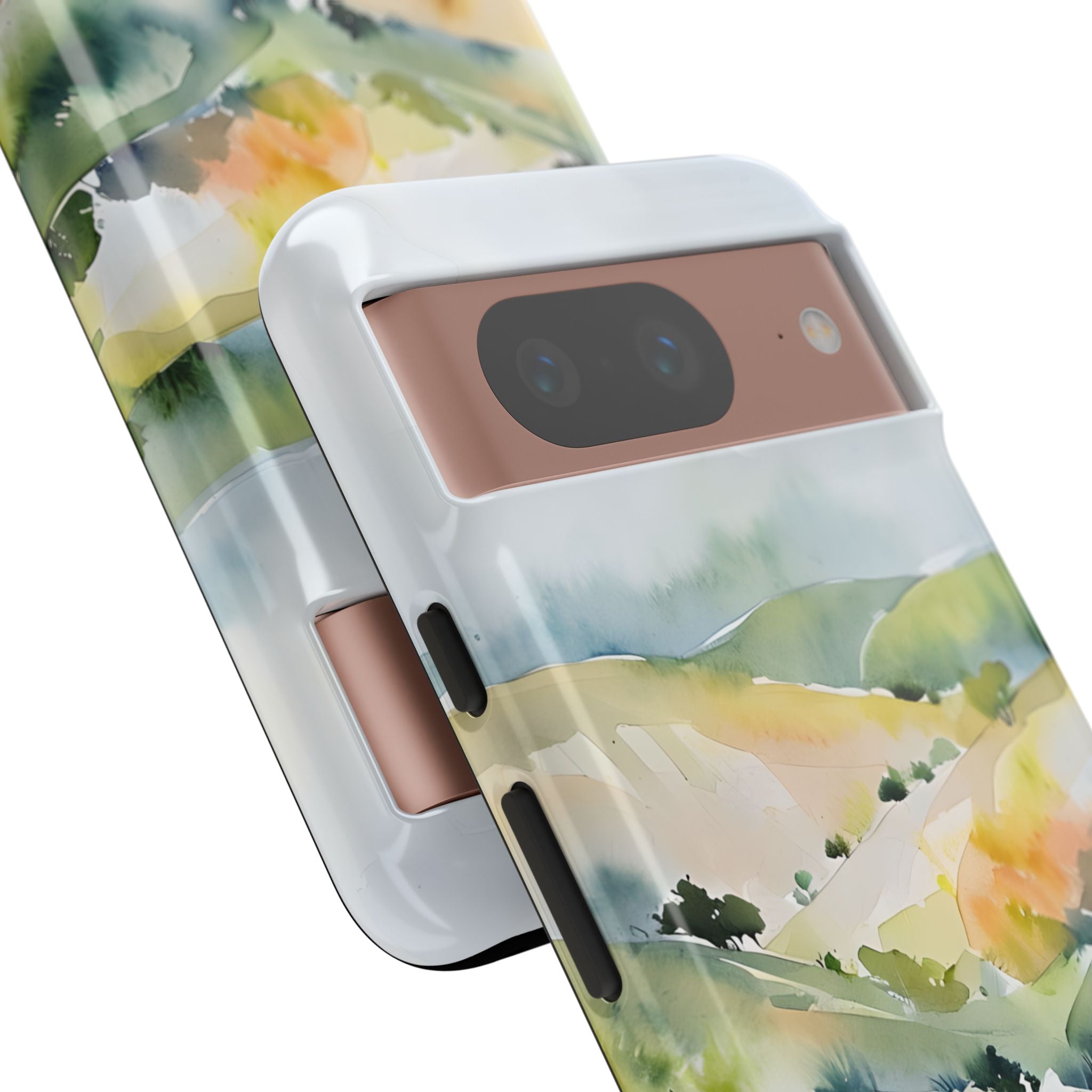 Misty Hills Watercolor - Google Pixel Case