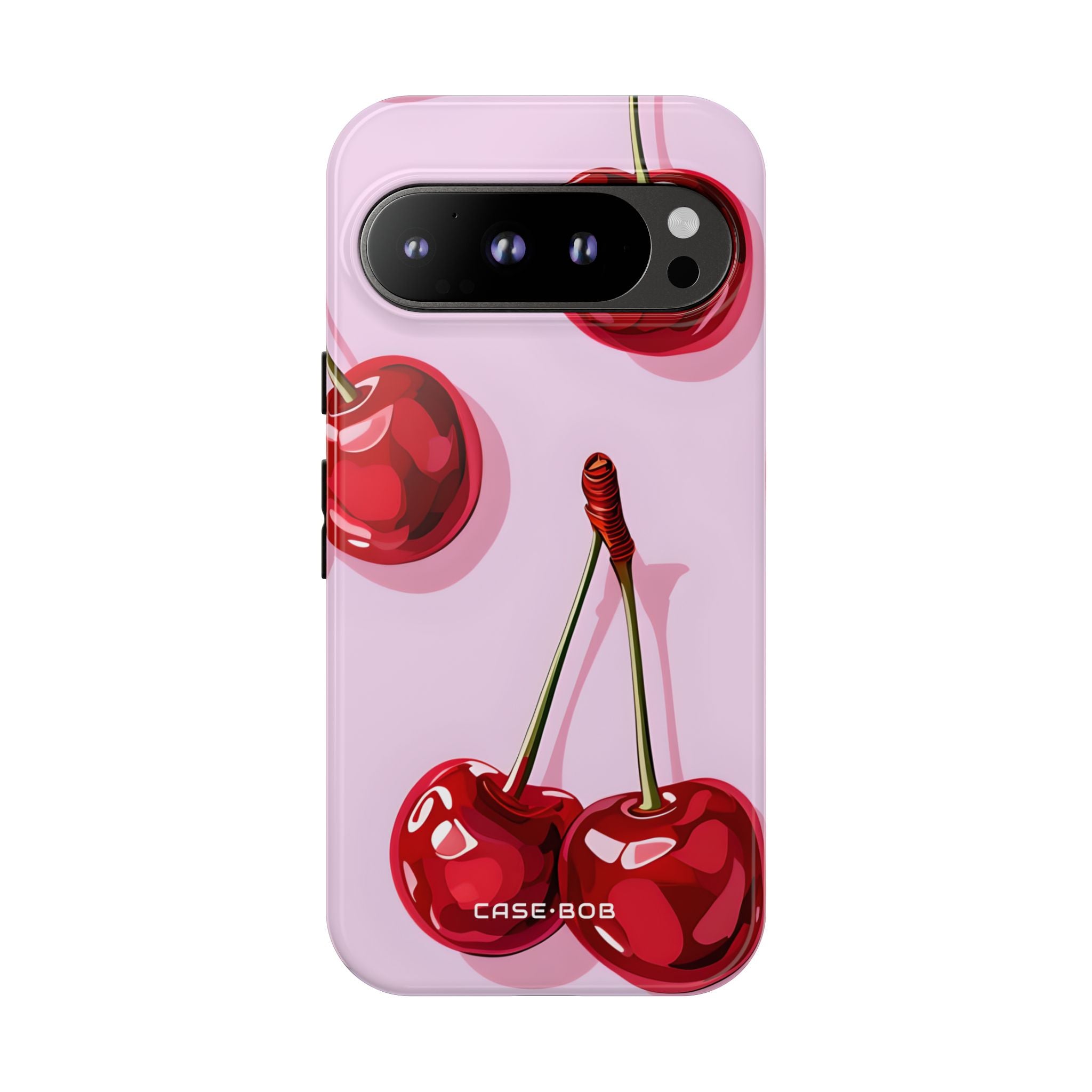Glossy Cherry Burst Google Pixel 9 Pro Case - Tough