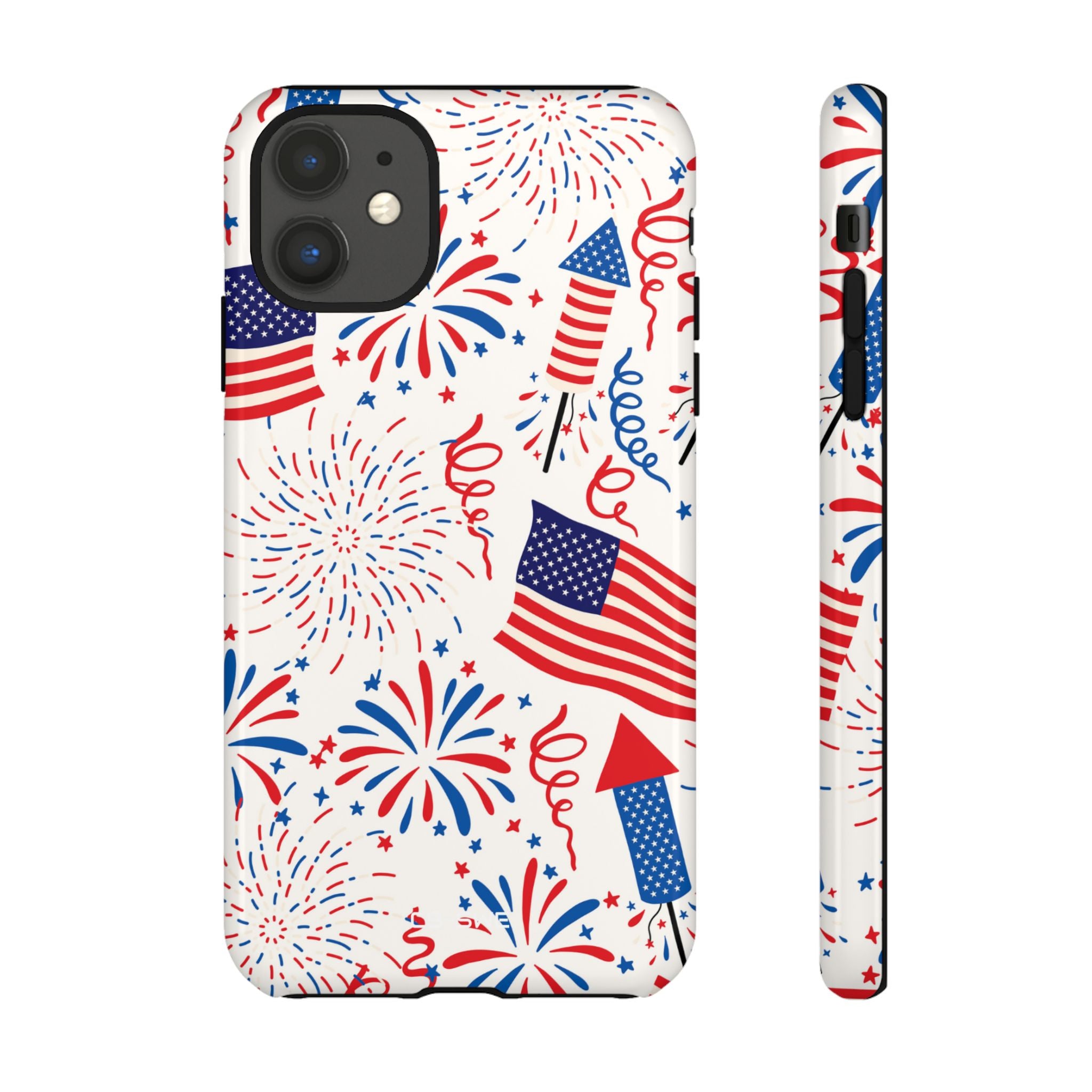 Fireworks Burst Bright - iPhone Case