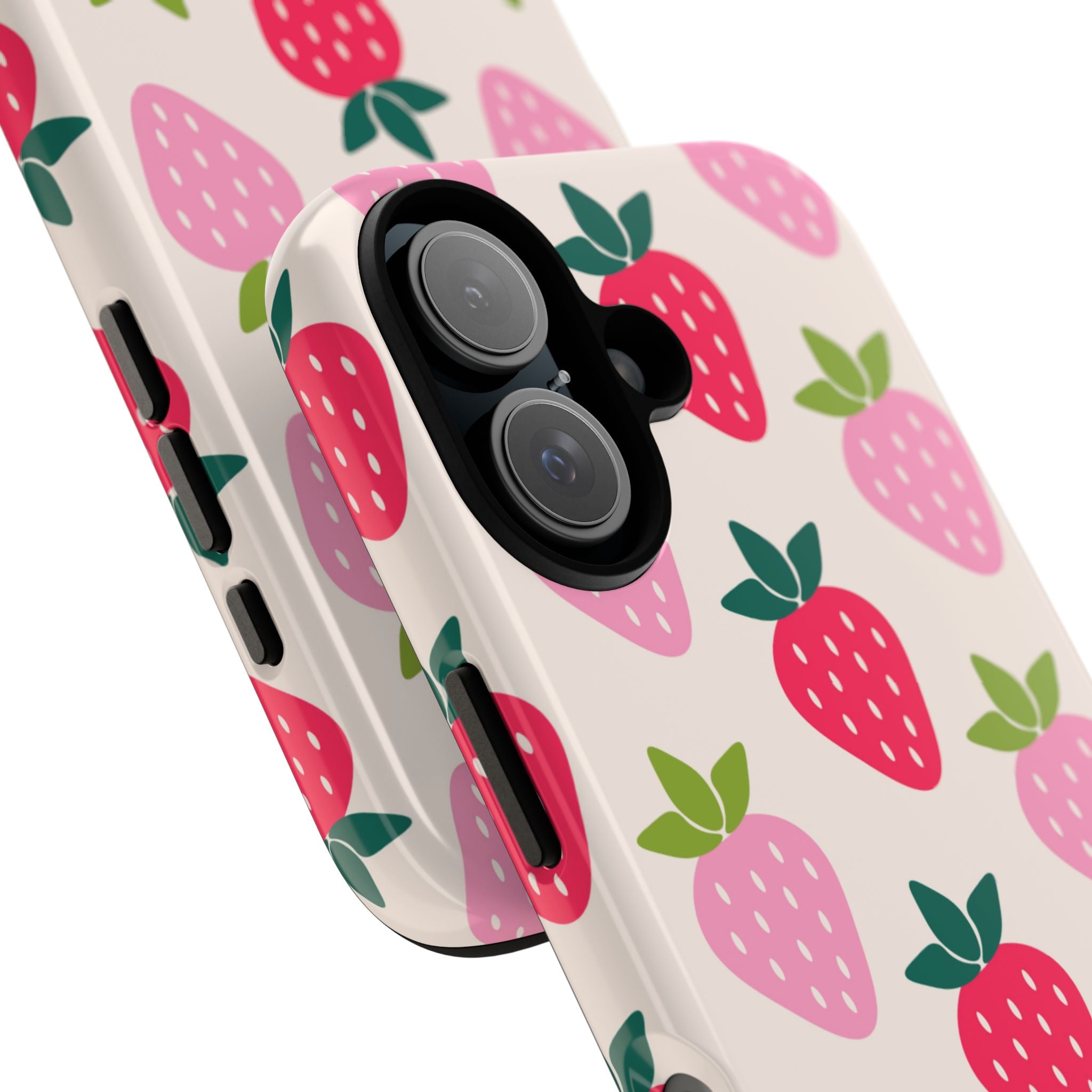 Vibrant Strawberry Rhythm - iPhone Case