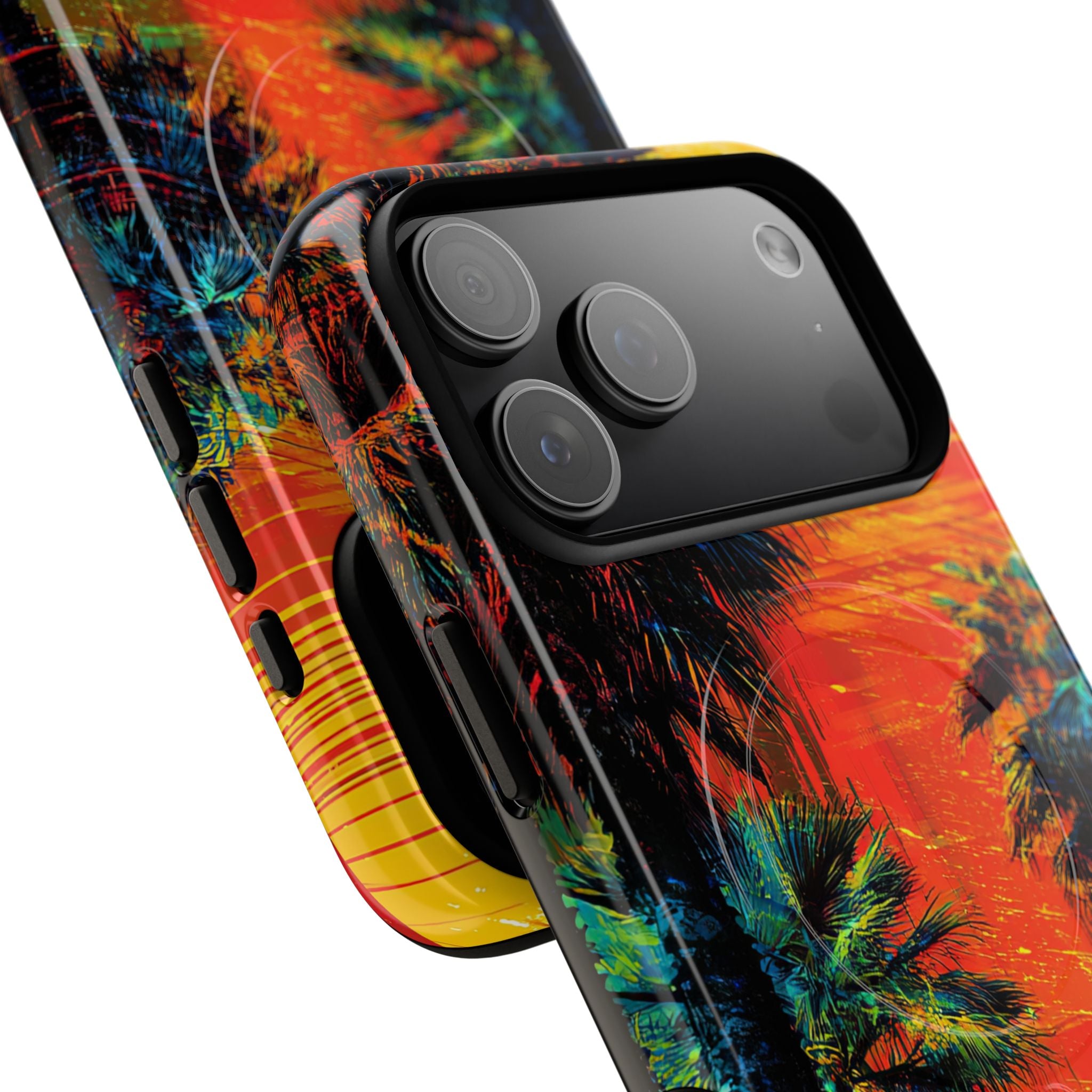 Tropical Sunburst iPhone 17 Pro Max Case - Tough+