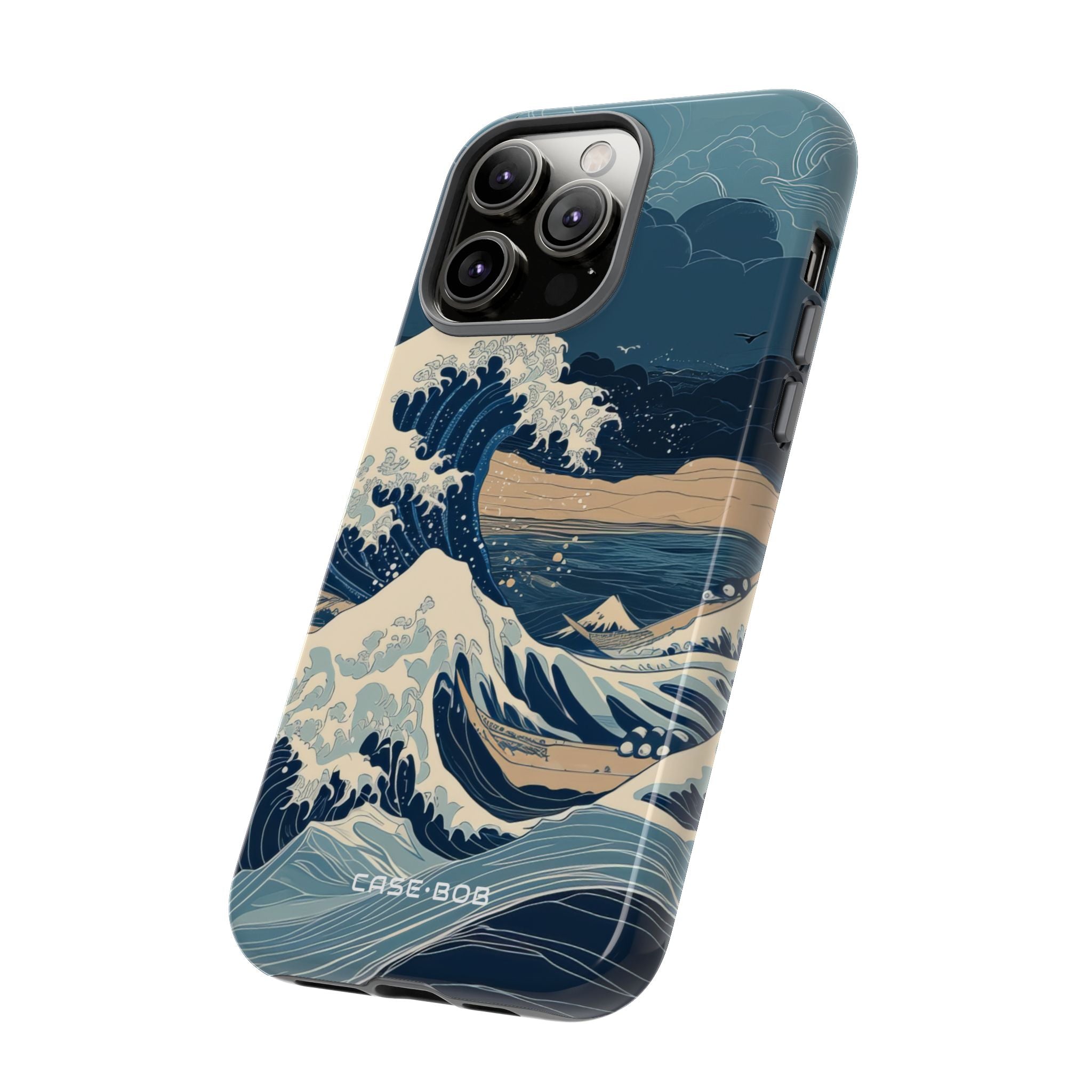 Cresting Blue Wave iPhone 14 Pro Max Case - Tough