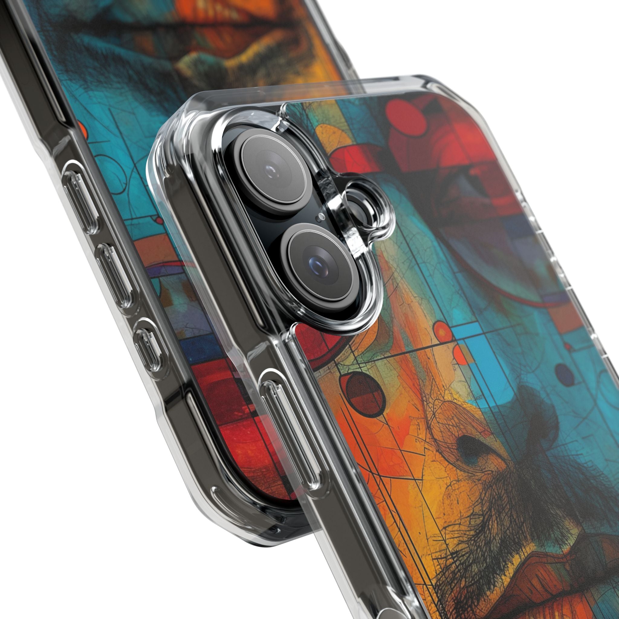 Cubist Glasses Face iPhone 16 - Impact Clear+