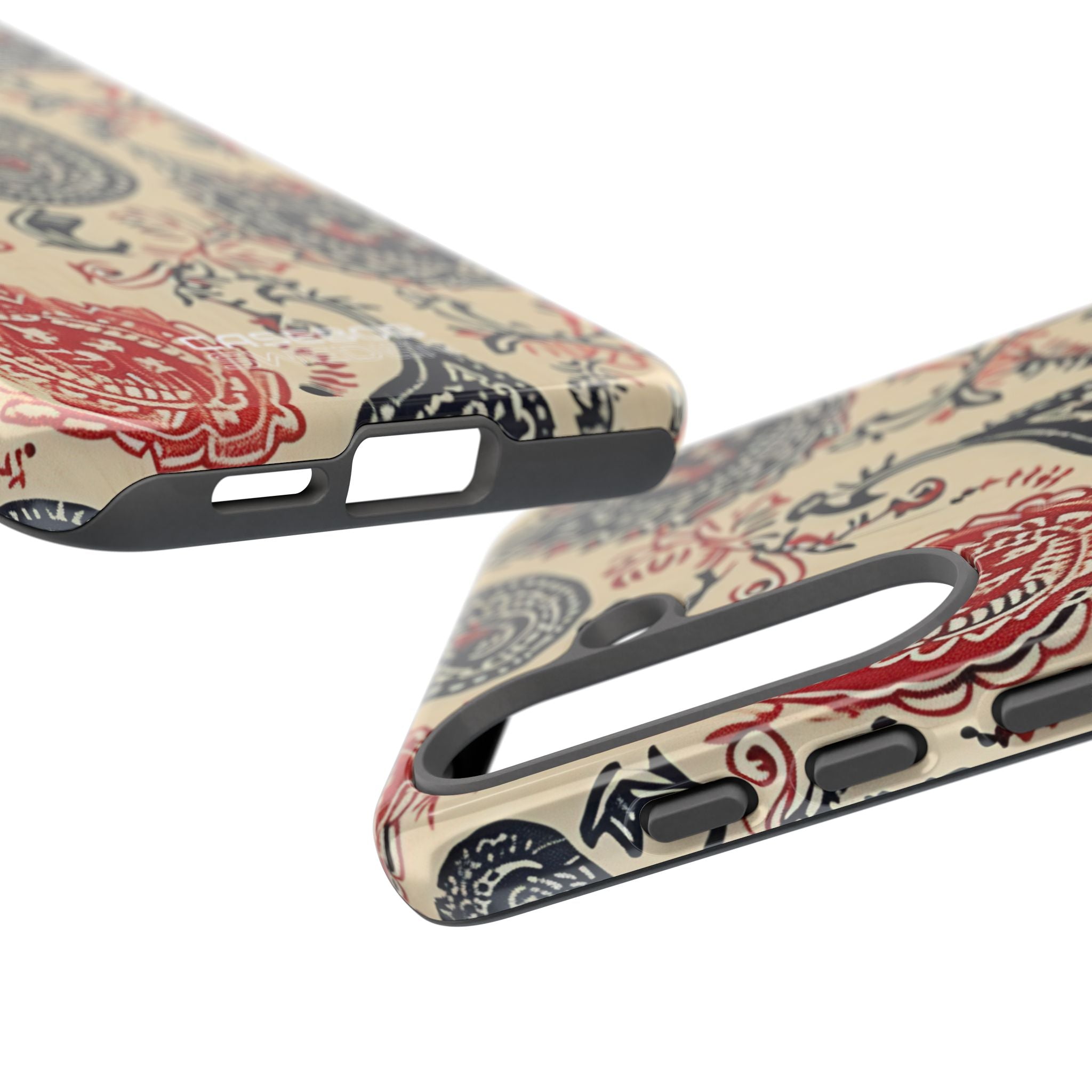 Navy Paisley Swirl Samsung S25 - Tough