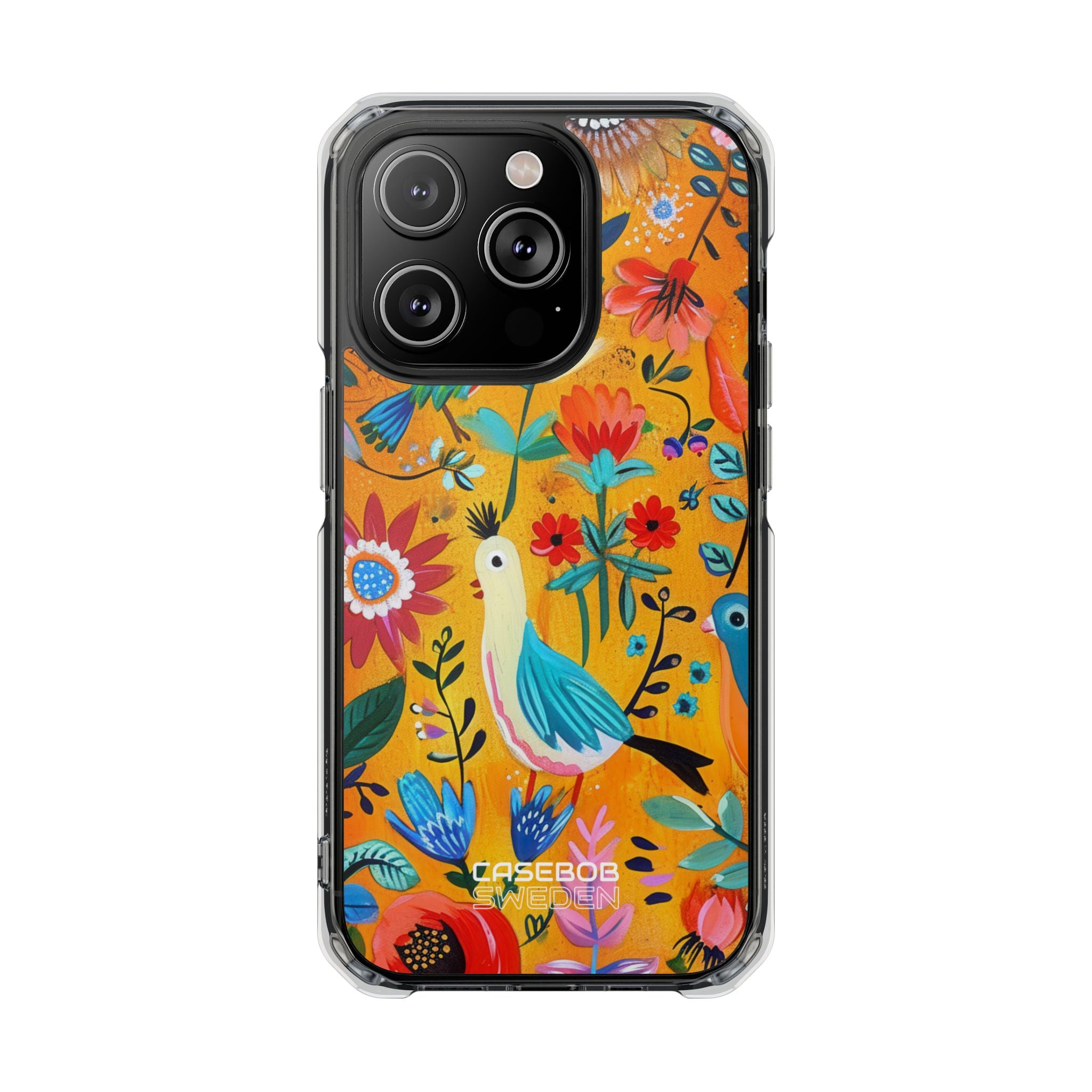 Whimsical Birds Garden iPhone 14 - Impact Clear+