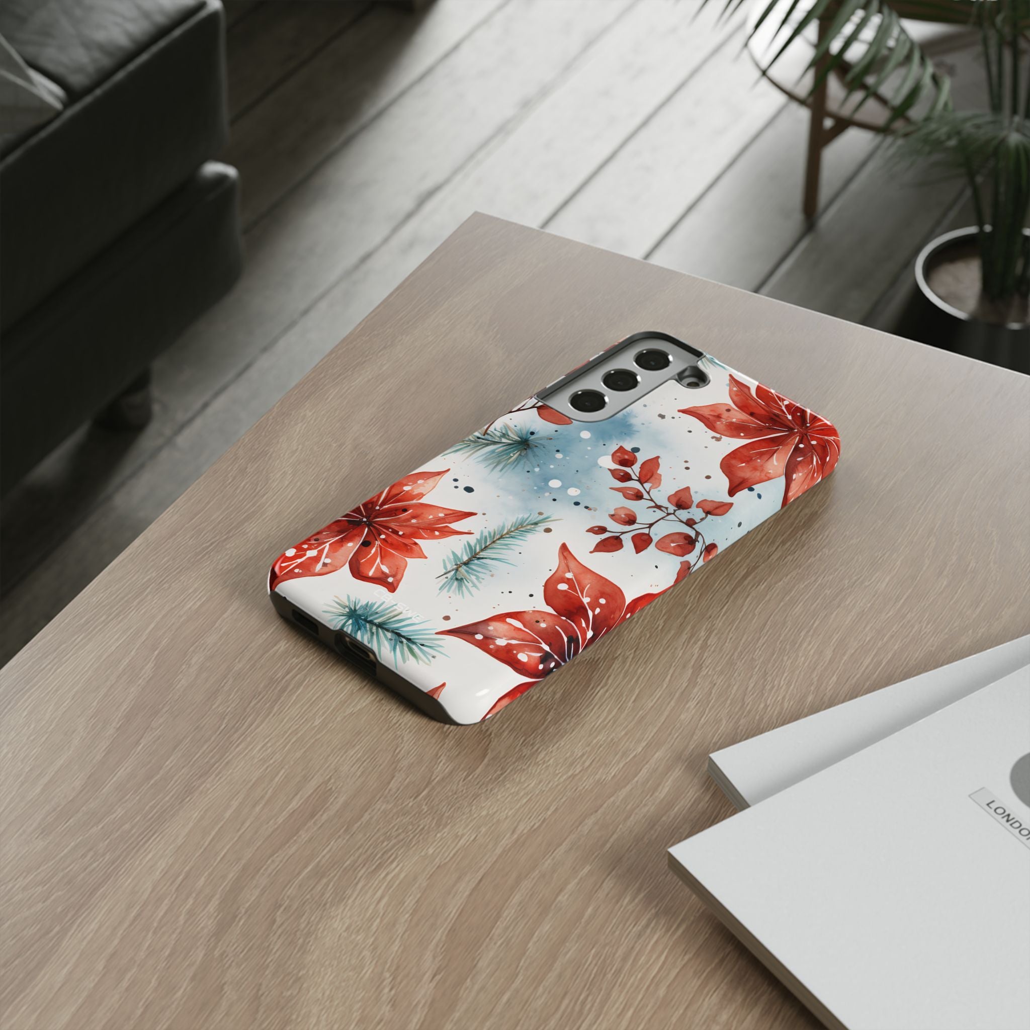 Poinsettias Bloom Bright - Samsung Case