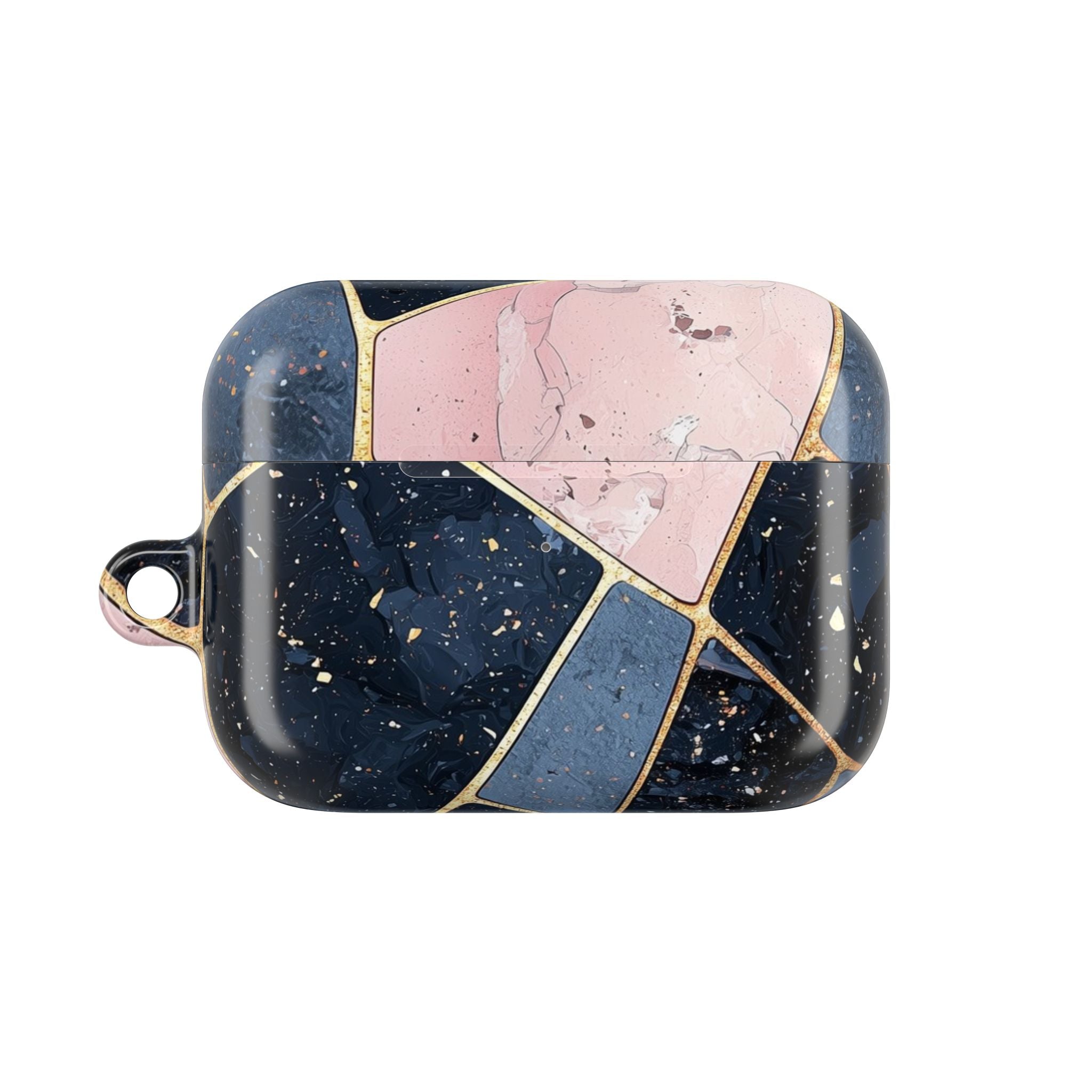 Golden Mosaic Navy - AirPods Case