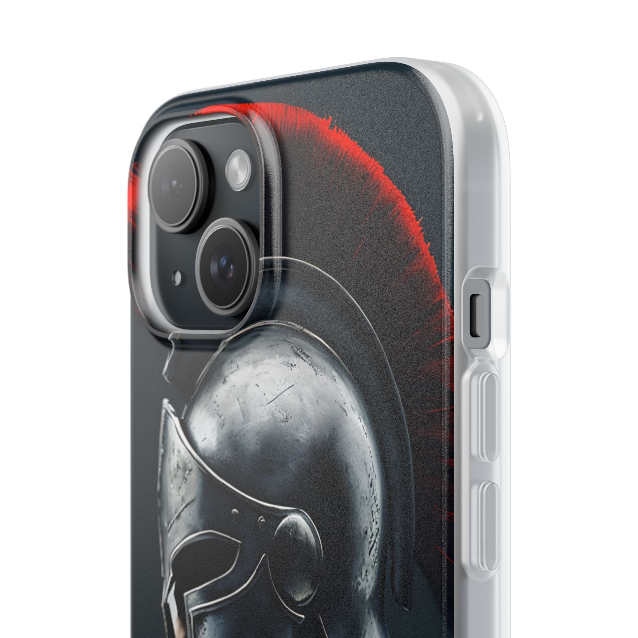 Silver Centurion iPhone 15 Case - Soft