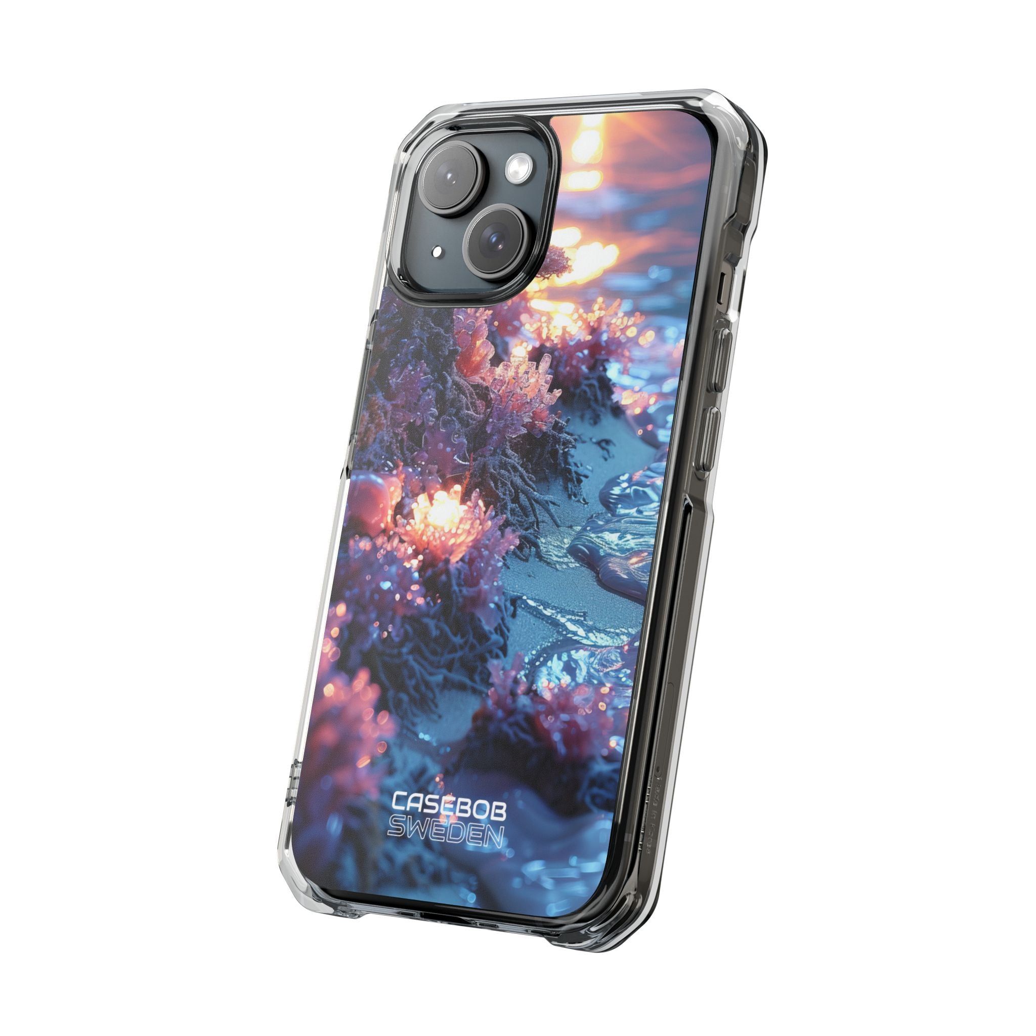 Crystal Sunset Shore iPhone 15 - Impact Clear+