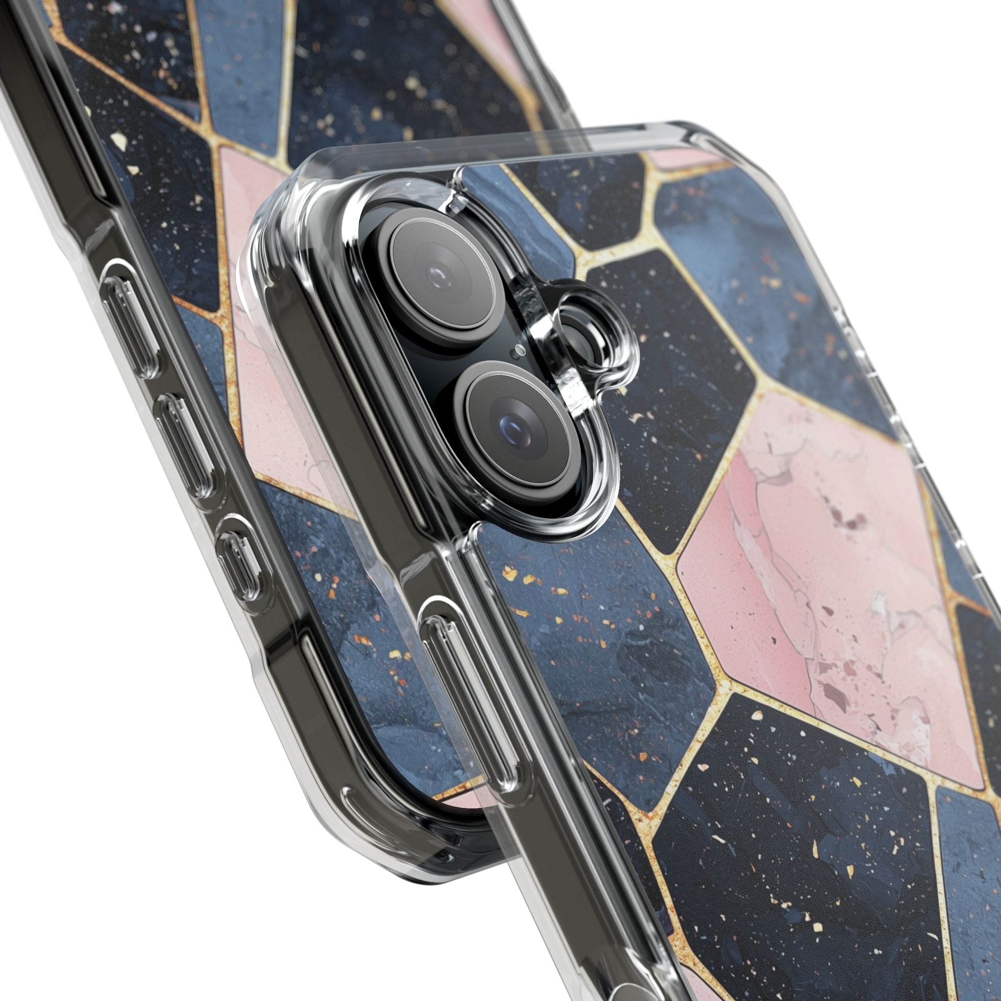 Golden Mosaic iPhone 15 Case - Impact