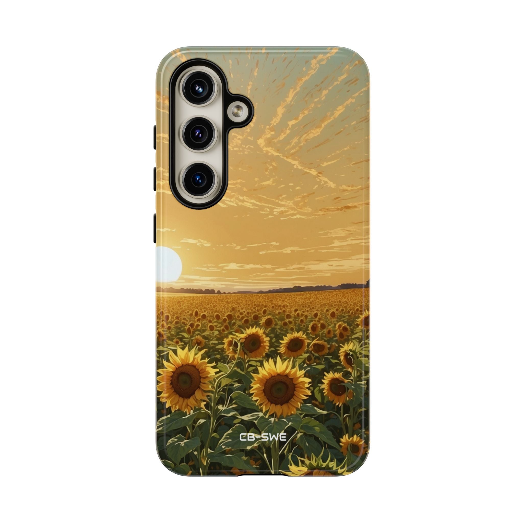 Sunflowers Embrace Sunset - Samsung Case