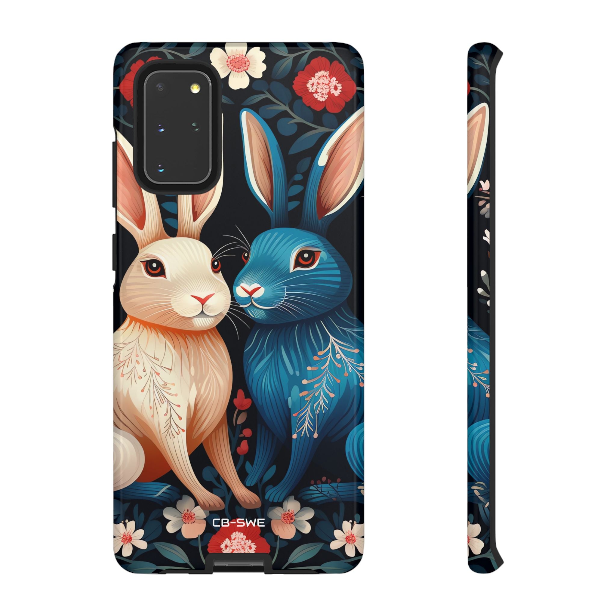 Rabbits Embrace Blossoms - Samsung Case