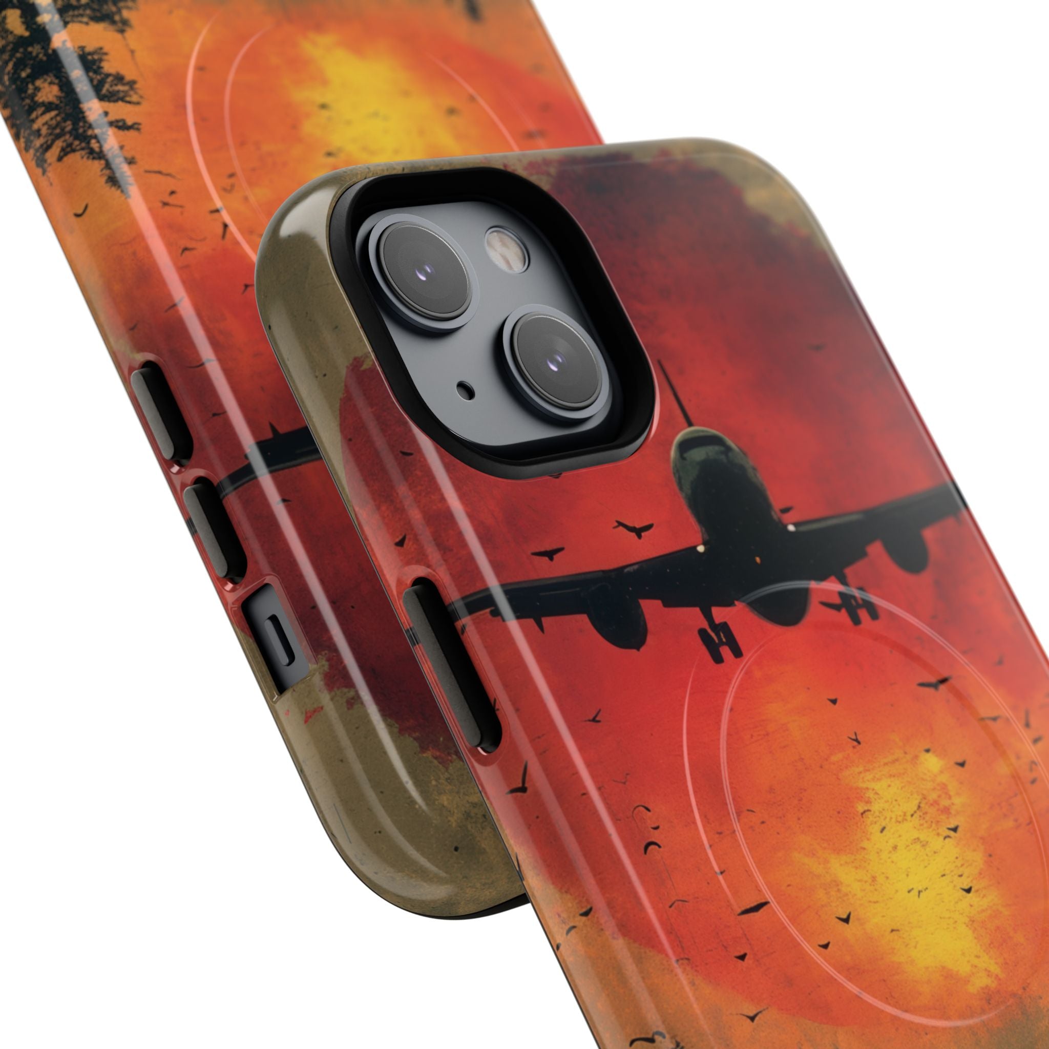Crimson Sky Flight iPhone 14 - Tough+