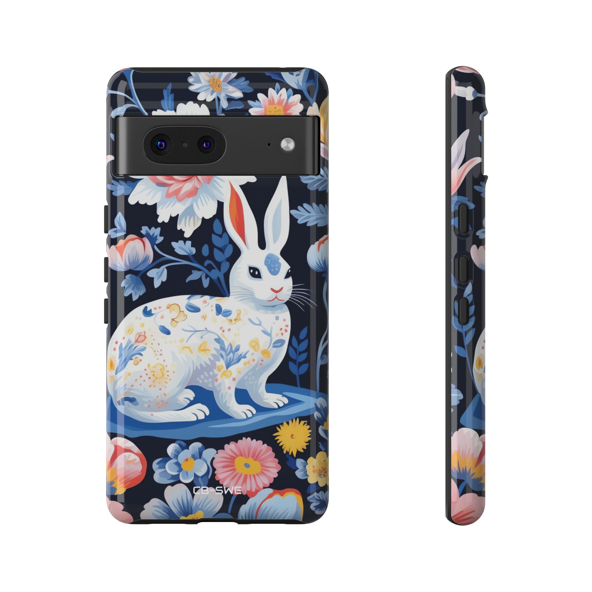 Floral Rabbit Dances - Google Pixel Case