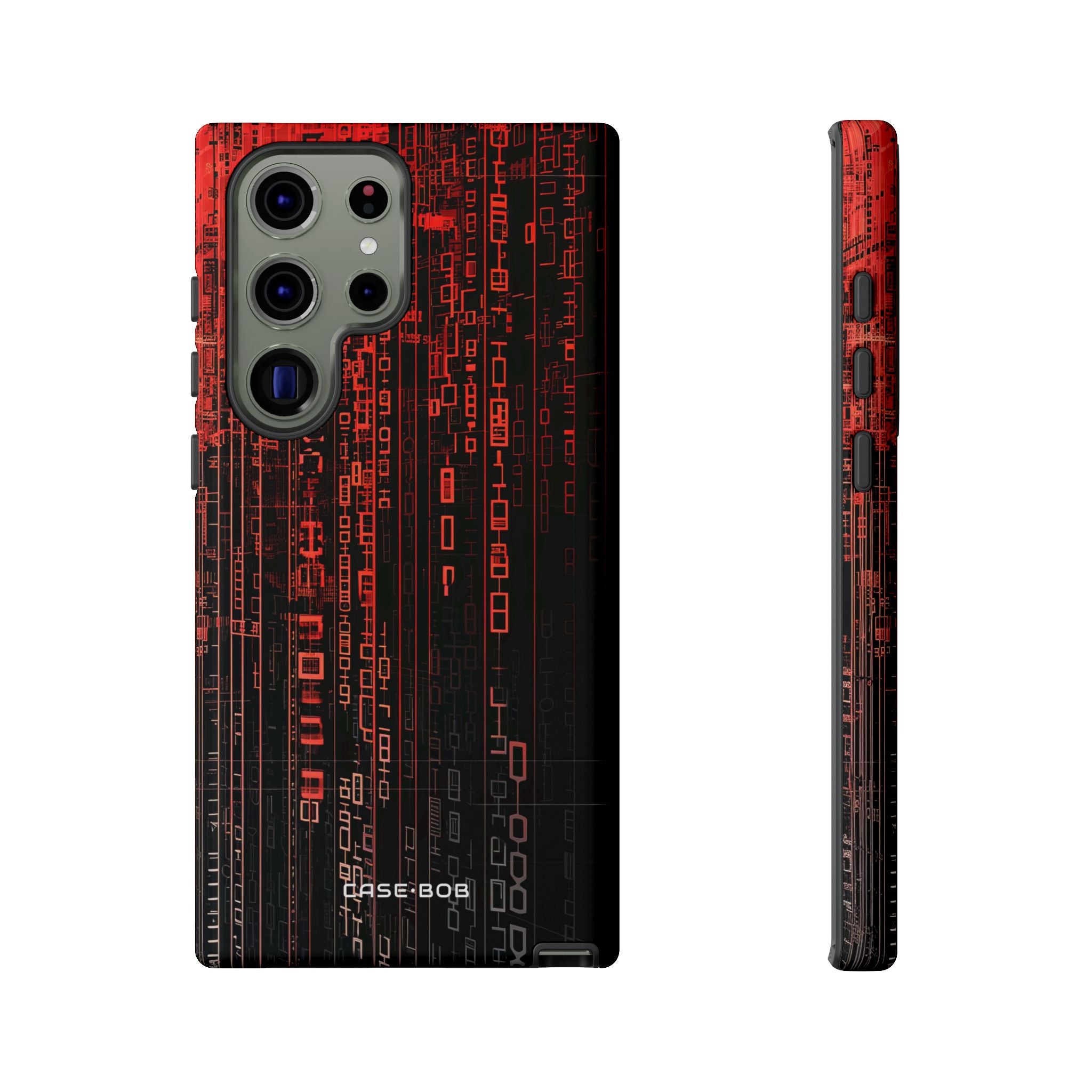 Crimson Glyphs Samsung S23 Ultra Case - Tough