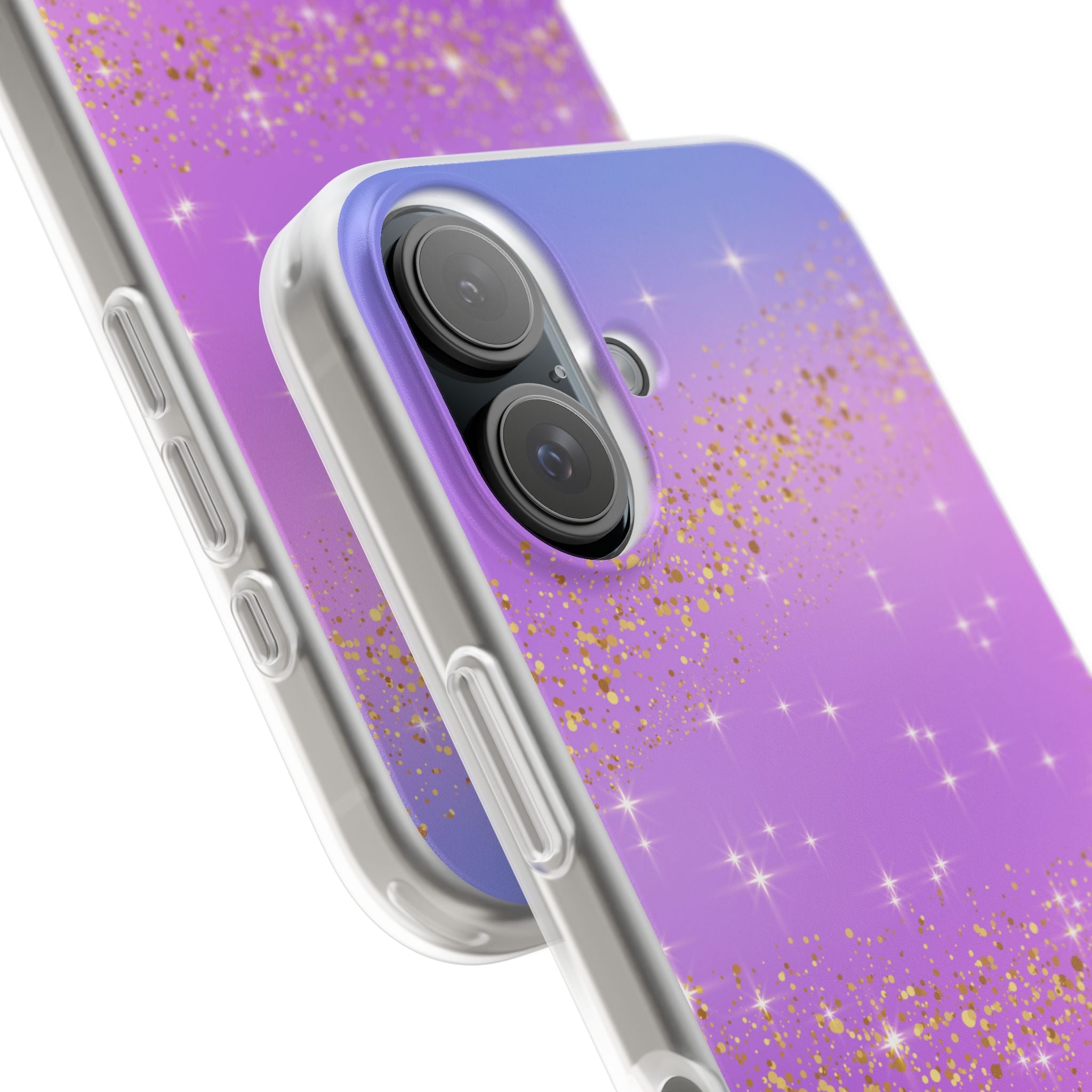 Golden Glide iPhone 16 Case - Soft