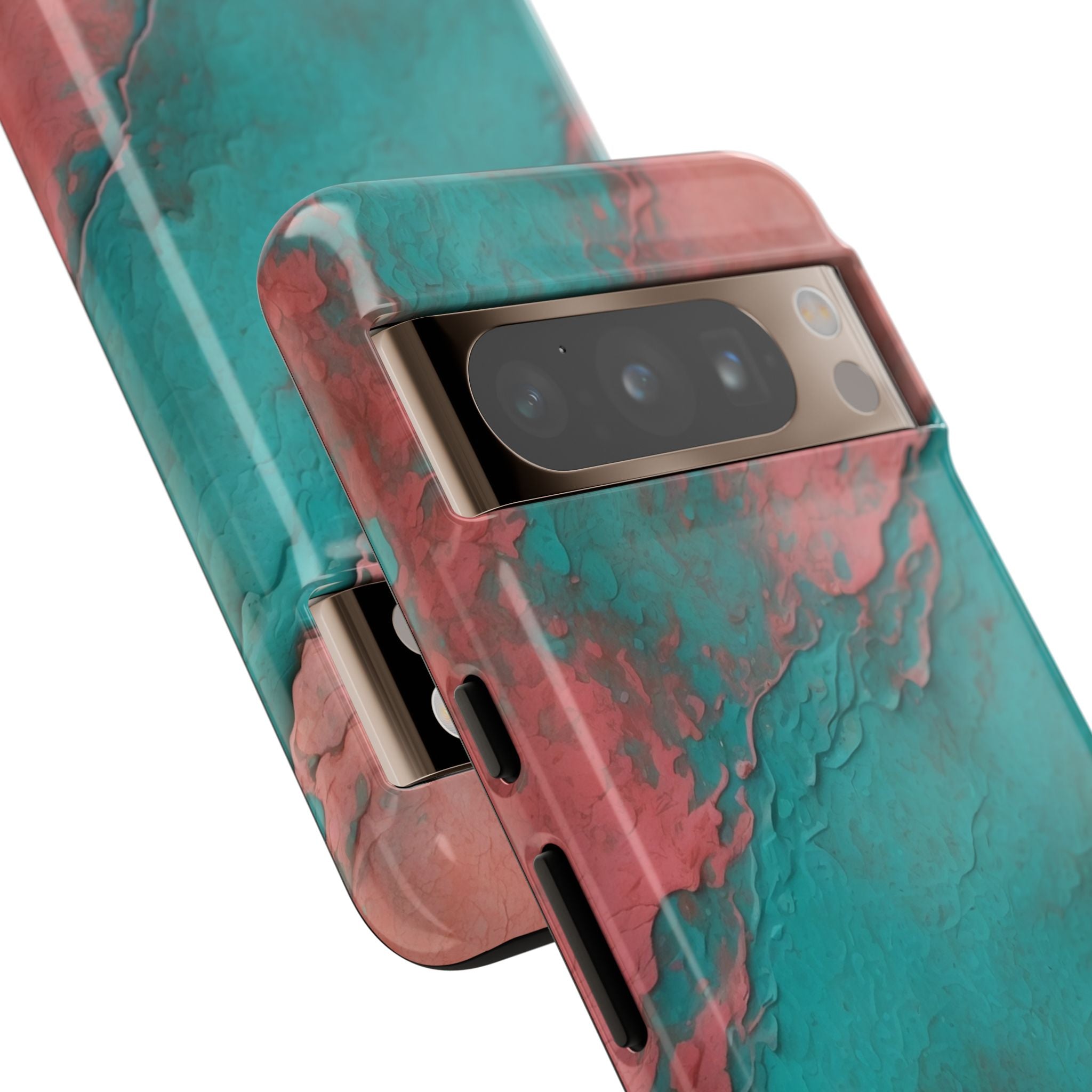 Turbulent Coral Flow - Google Pixel Case