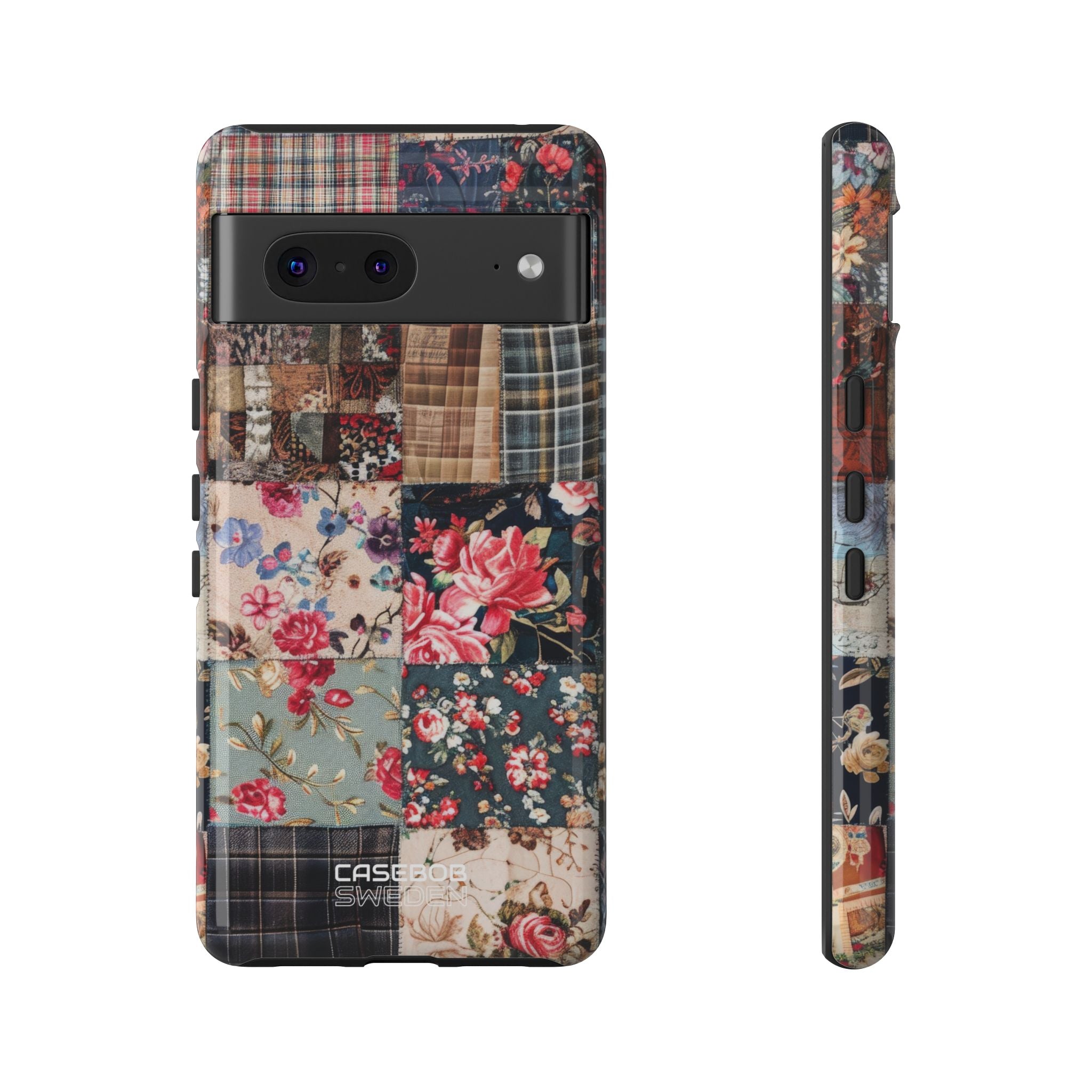 Trapunta patchwork floreale Google Pixel 7 - Tough