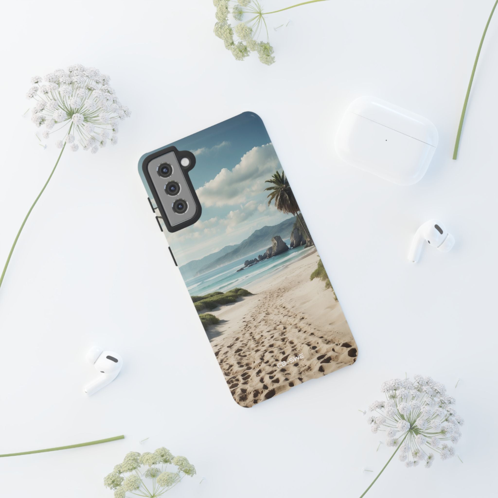 Footprints Trace Sand - Samsung Case
