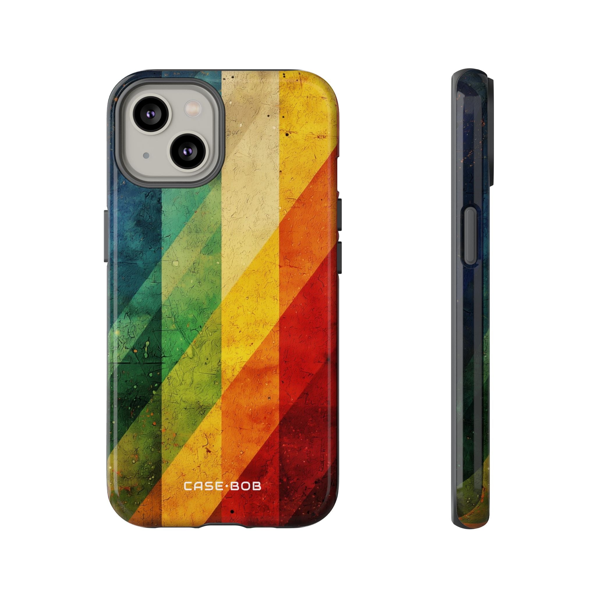 Diagonal Spectrum iPhone 14 Case - Tough