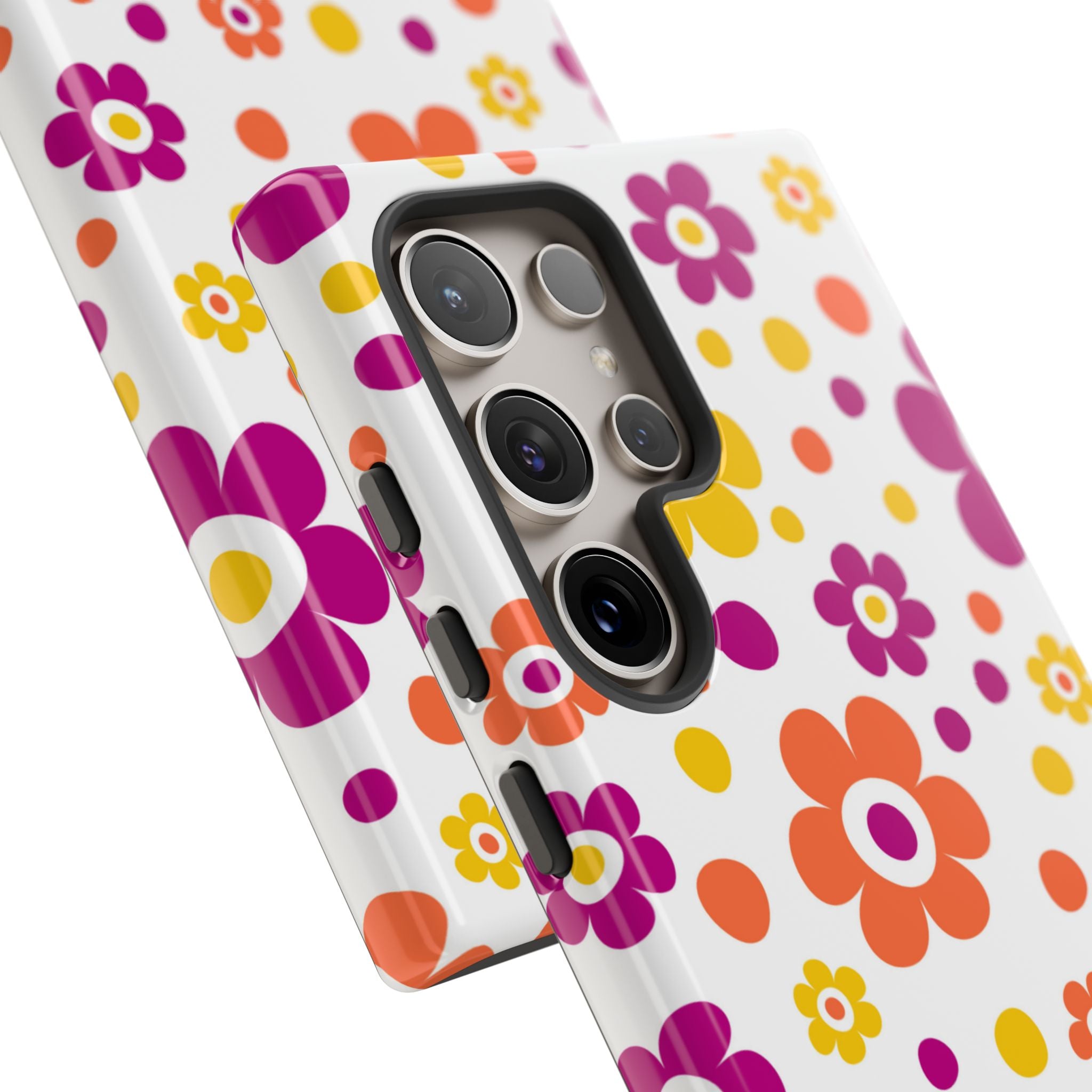Retro Floral Playfulness - Samsung Case
