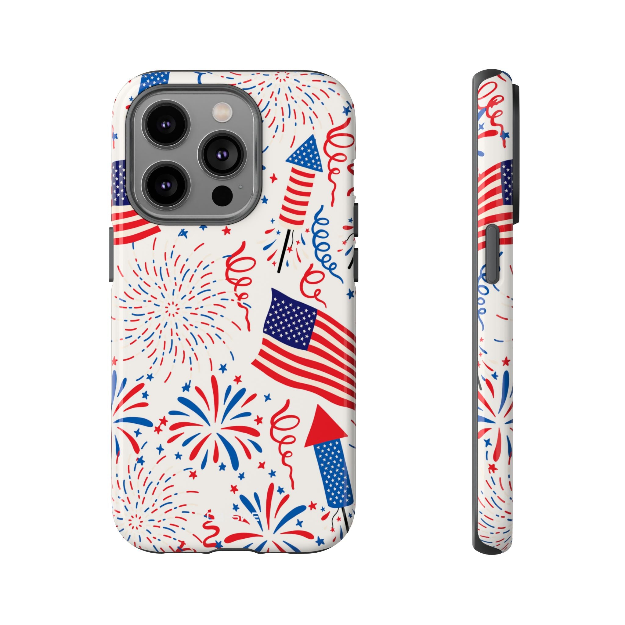 Fireworks Burst Bright - iPhone Case