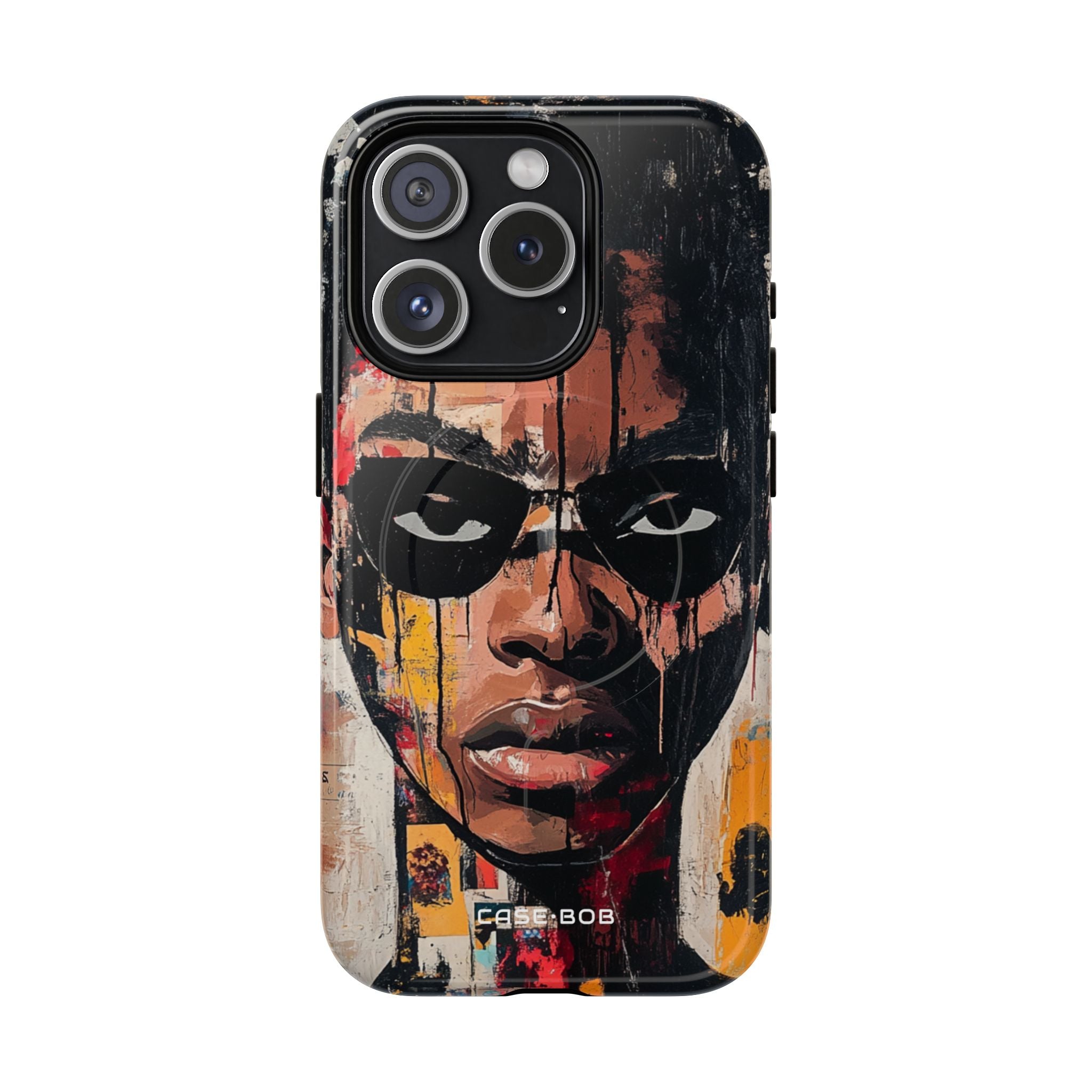 Masked Portrait Drips iPhone 15 Pro Case - Tough+