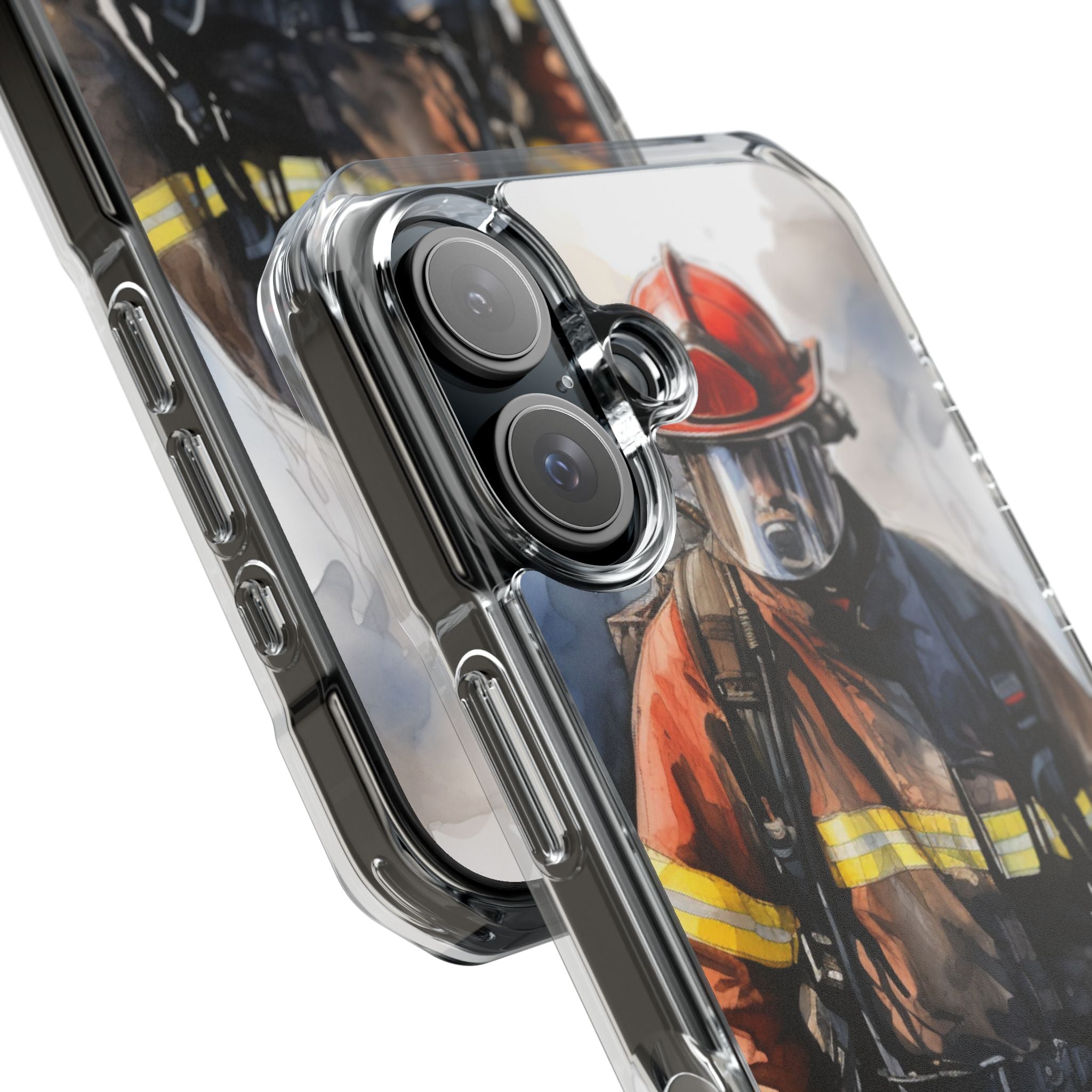 Firefighter In Motion iPhone Case - Impact