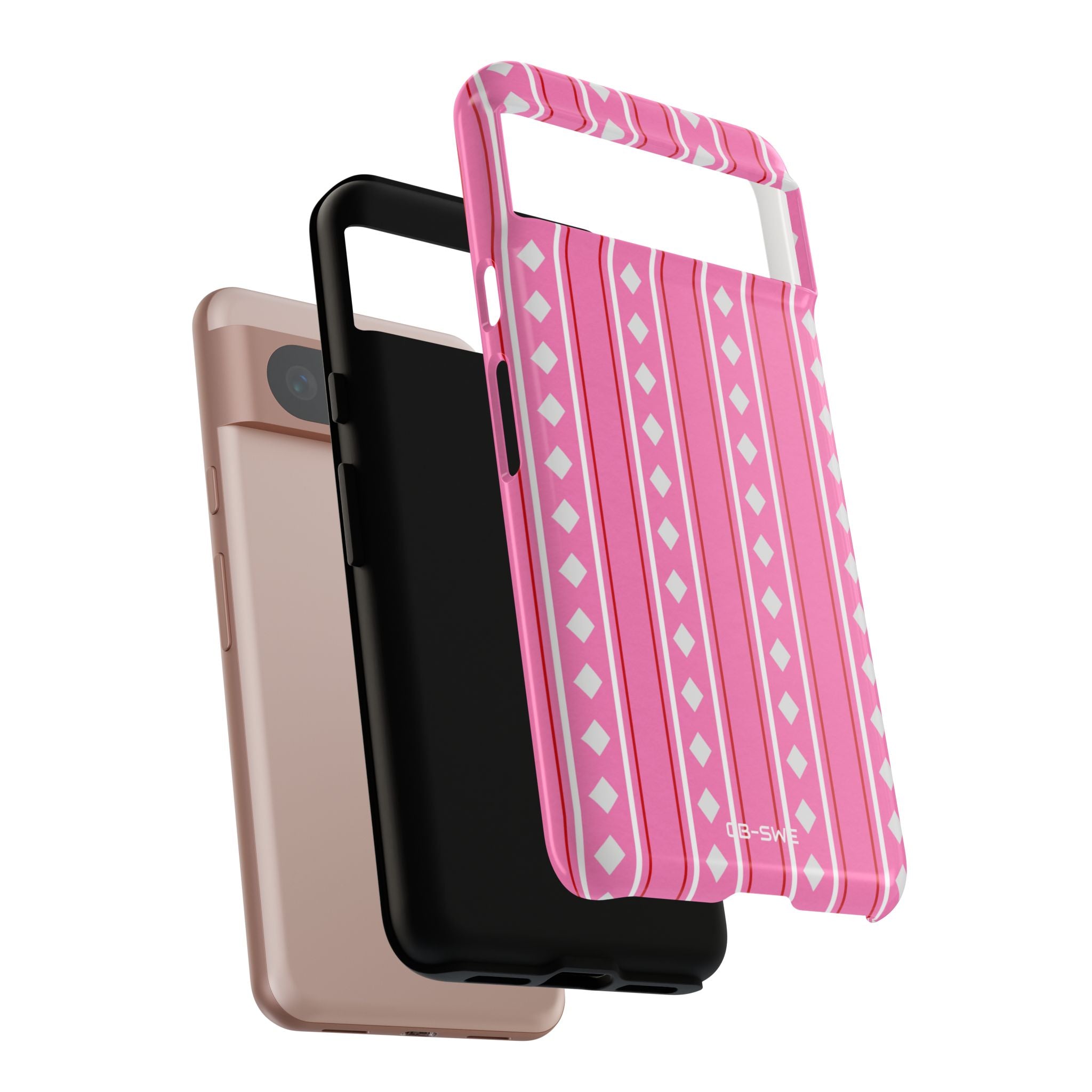 Pink Diamonds Symmetry - Google Pixel Case