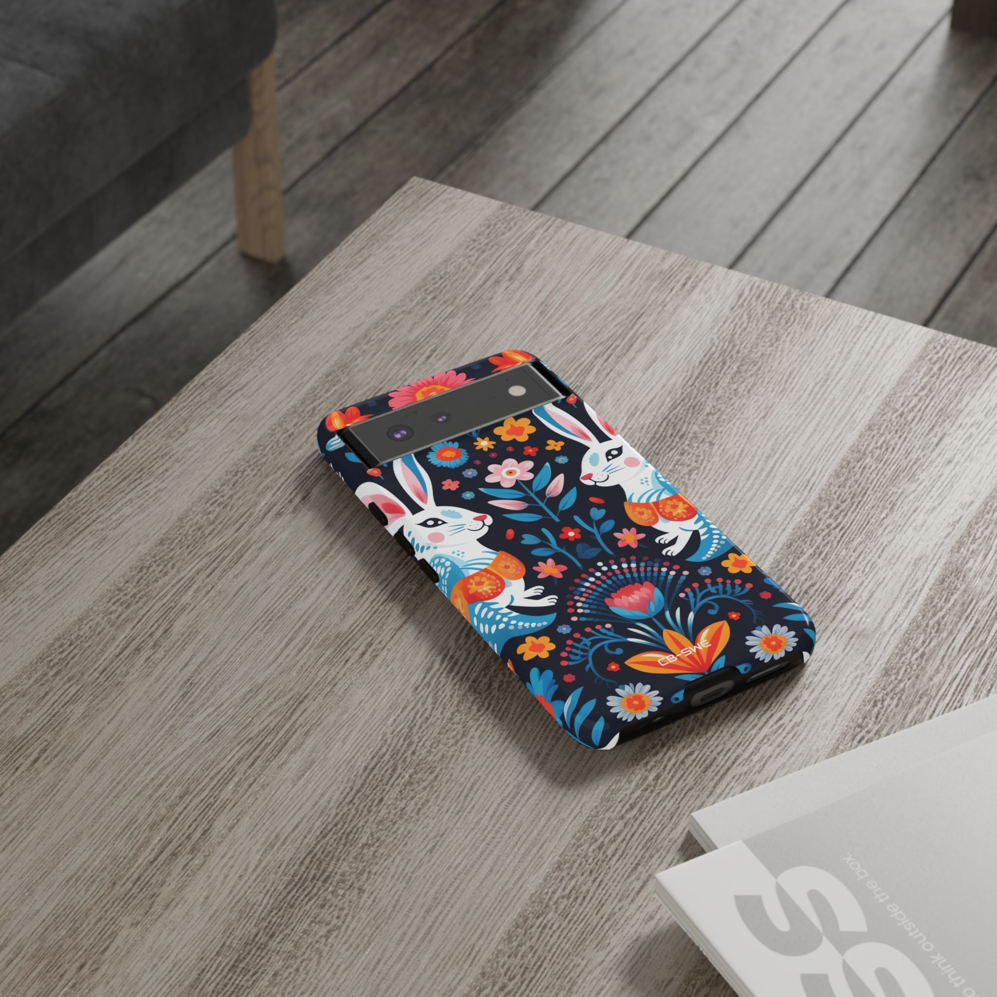 Bunnies Hop Flowers - Google Pixel Case