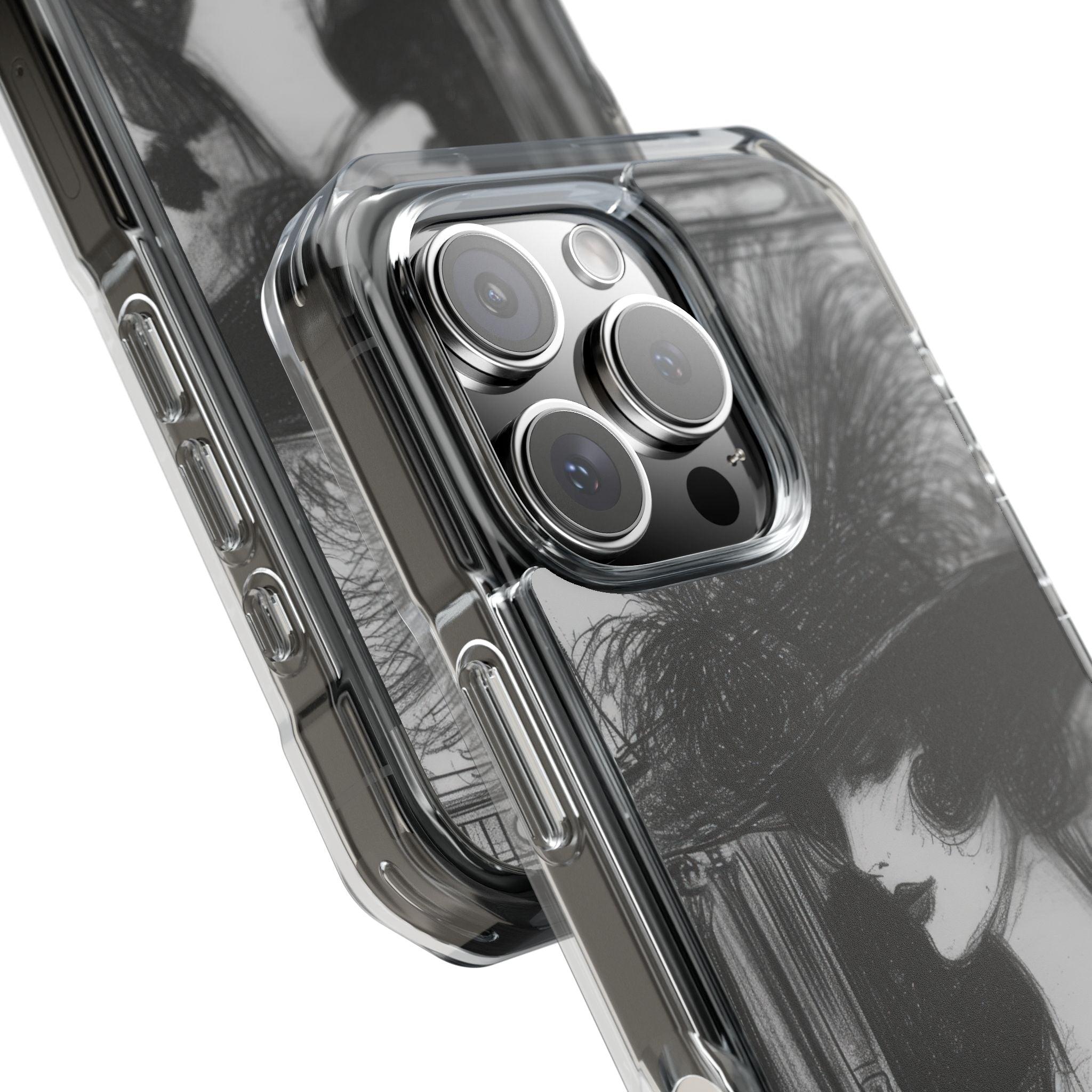 Vintage Feather Elegance iPhone 16 - Impact Clear+
