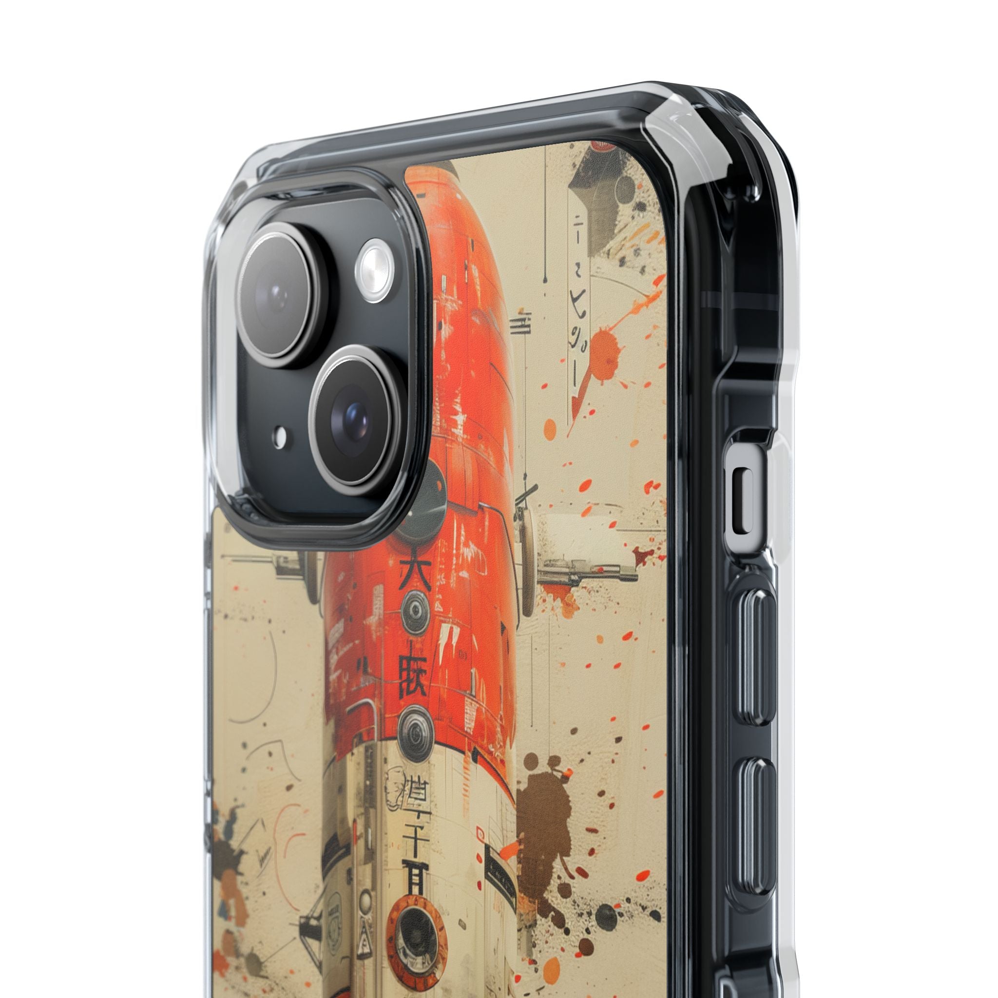 Crimson Rocket iPhone 15 Case - Impact