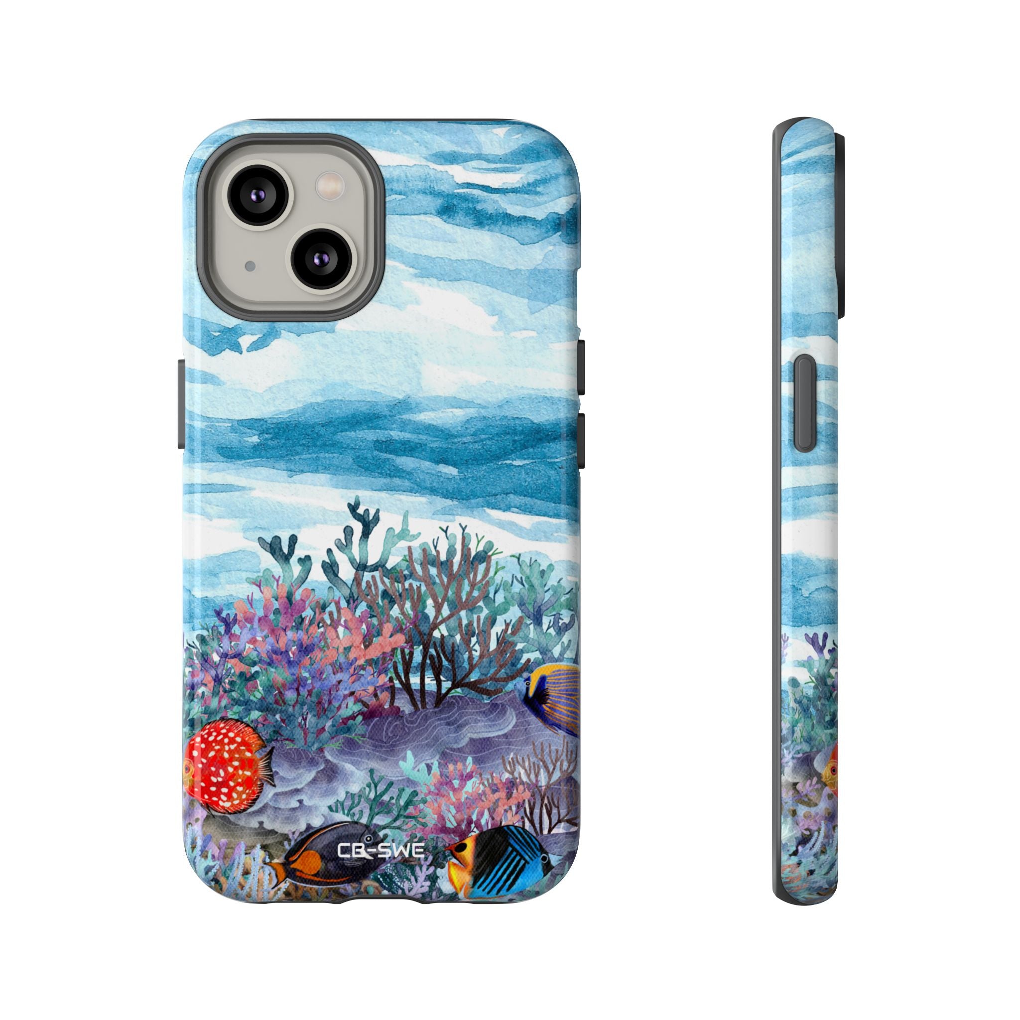 Aquatic Life Watercolors - iPhone Case