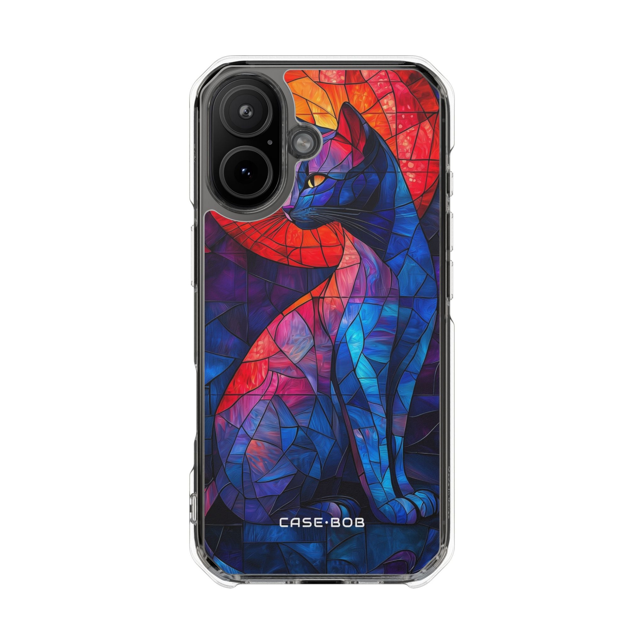 Stained Glass Cat iPhone 17 Case - Impact