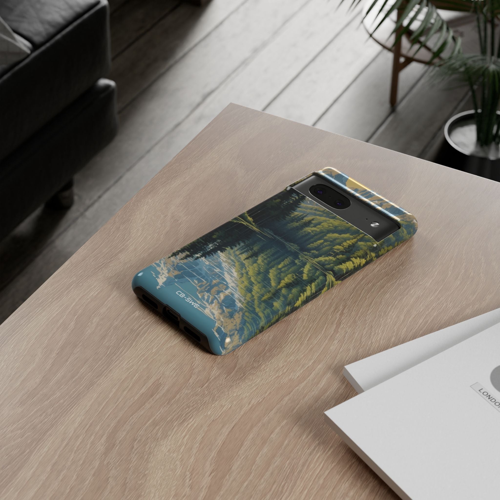 Mountain Peaks Reflect - Google Pixel Case