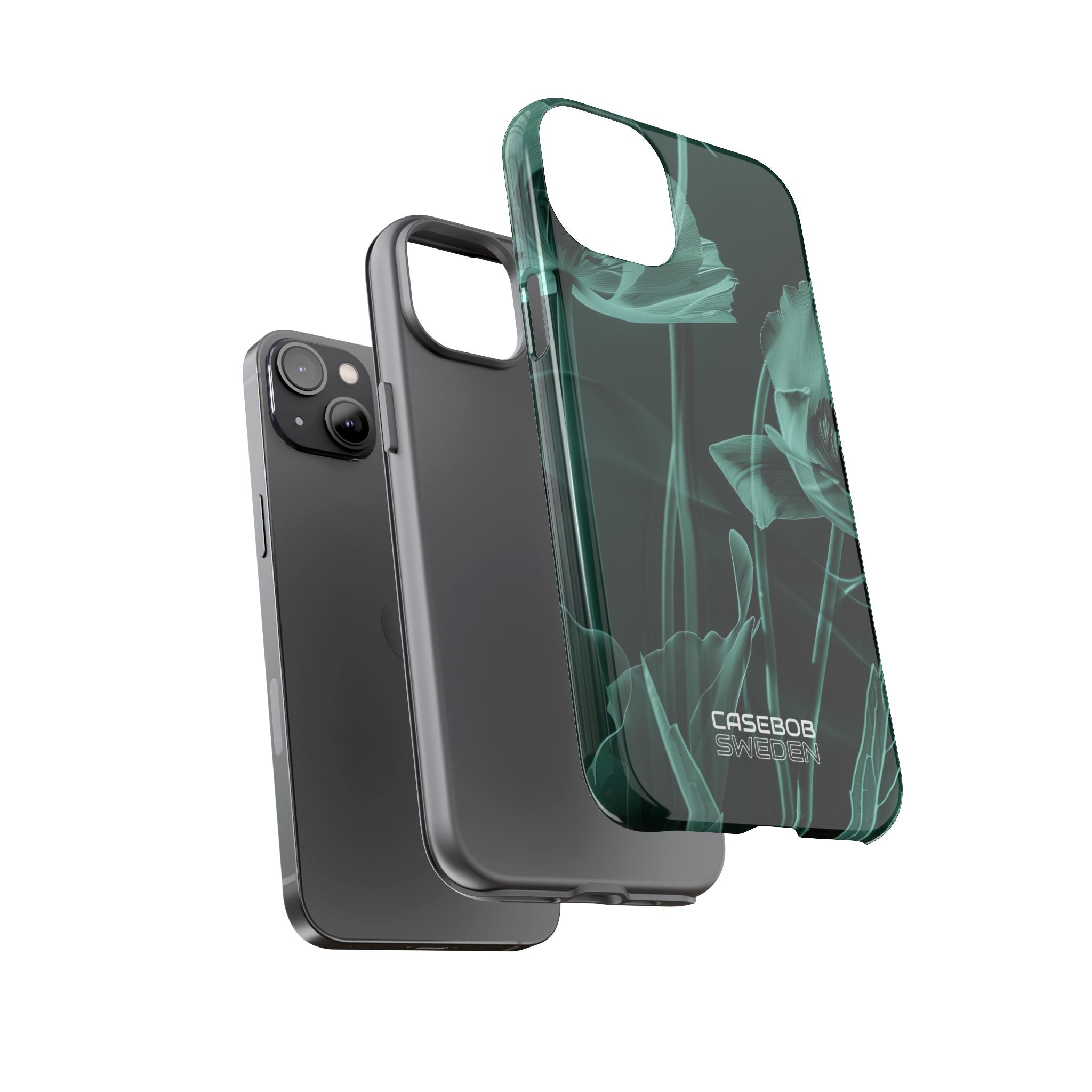 Teal Bloom Radiance iPhone 14 - Tough