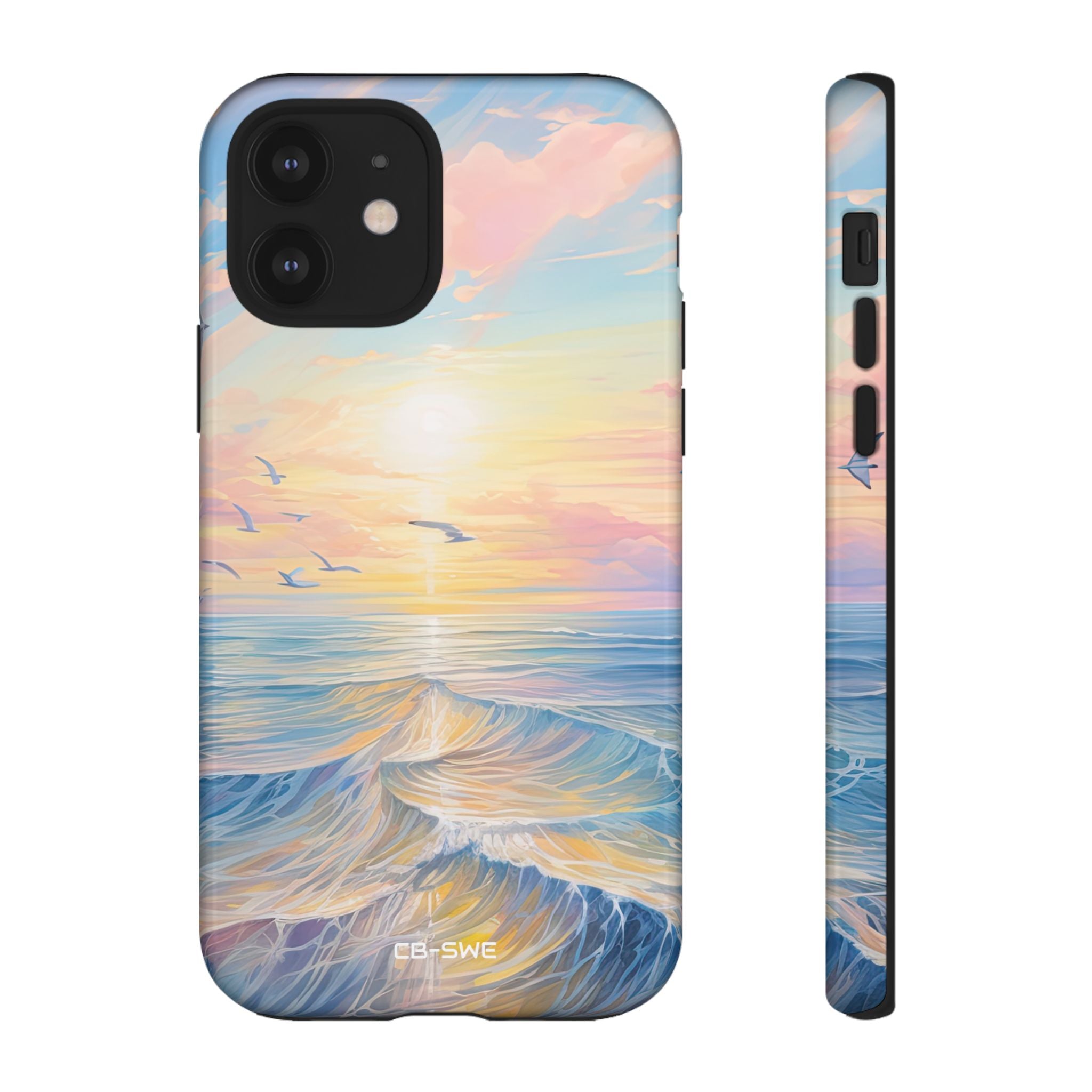 Gentle Waves Embrace - iPhone Case