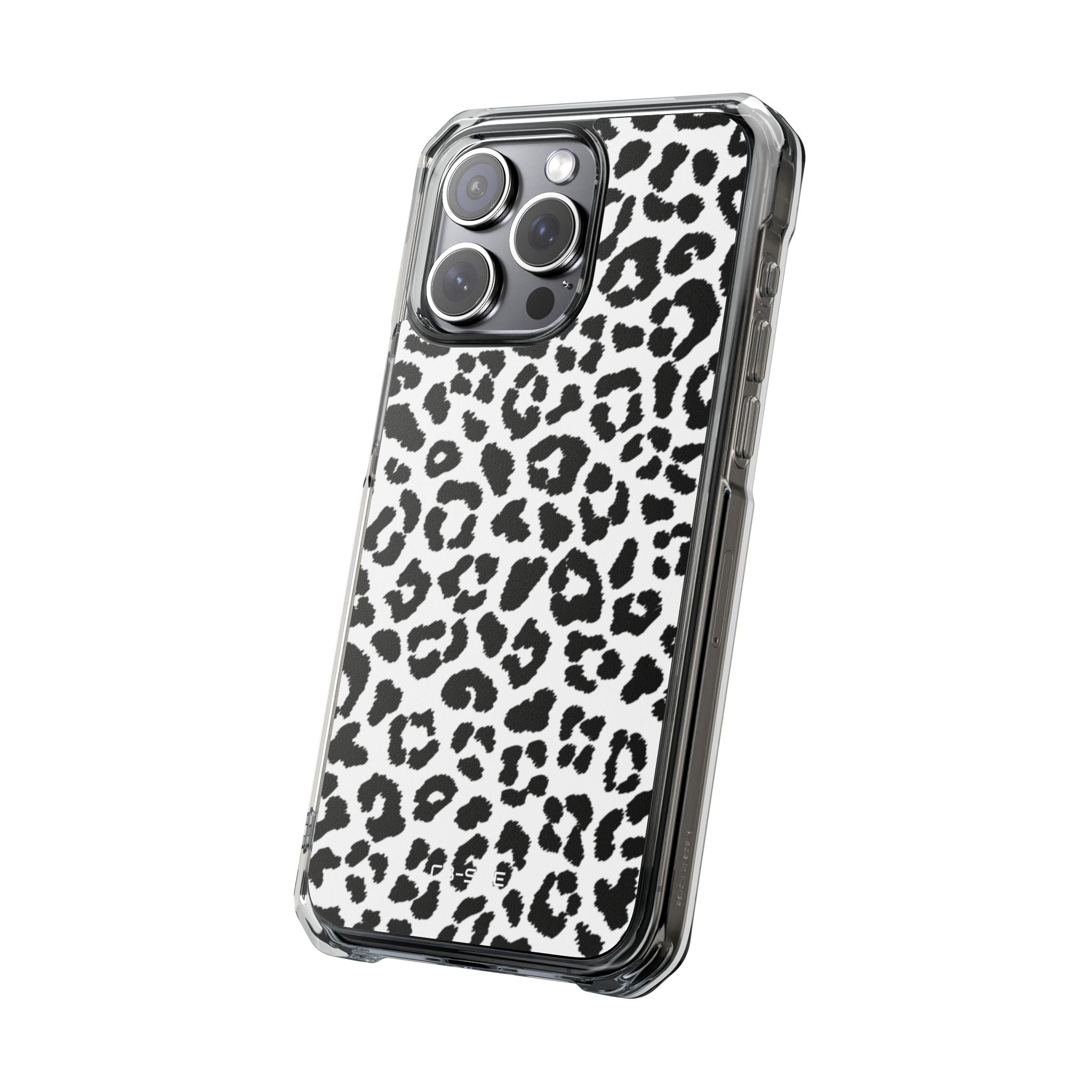 Monochrome Leopard Essence iPhone Case - Impact