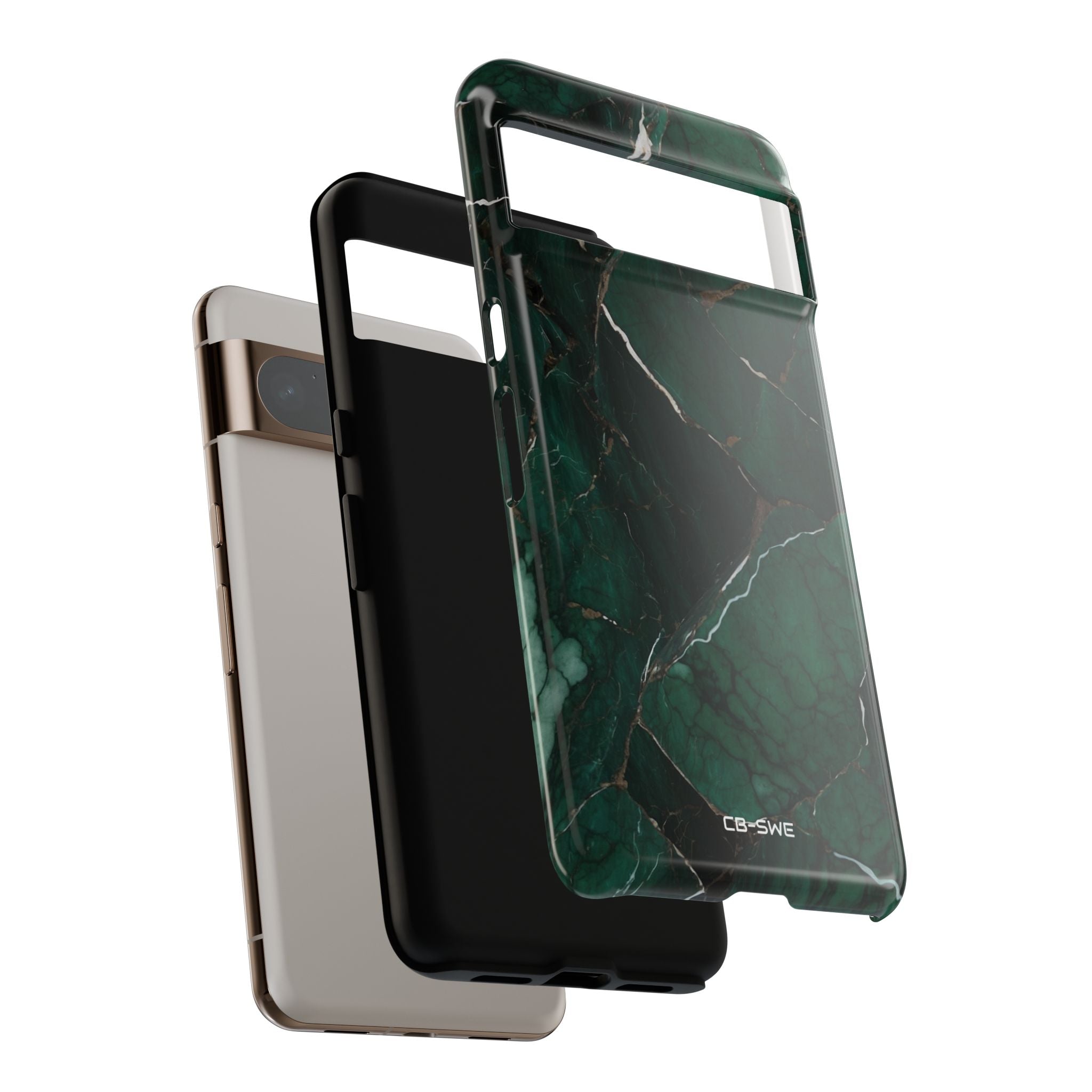 Emerald Veins Flow - Google Pixel Case