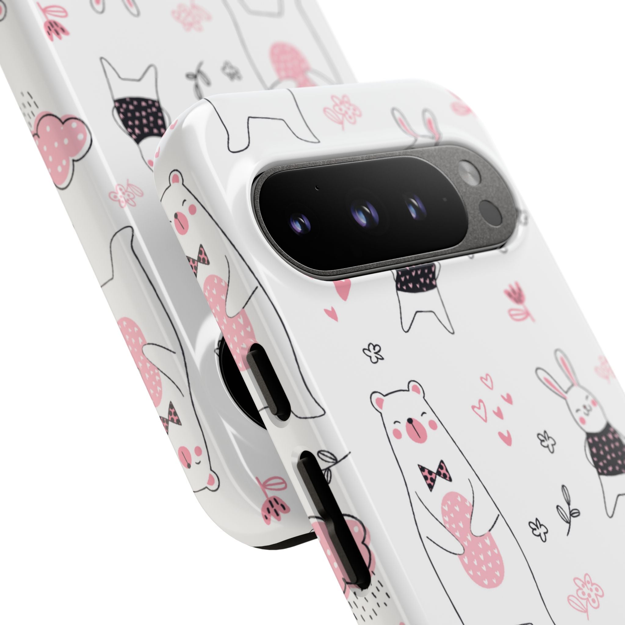 Bears Dance Playfully - Google Pixel Case