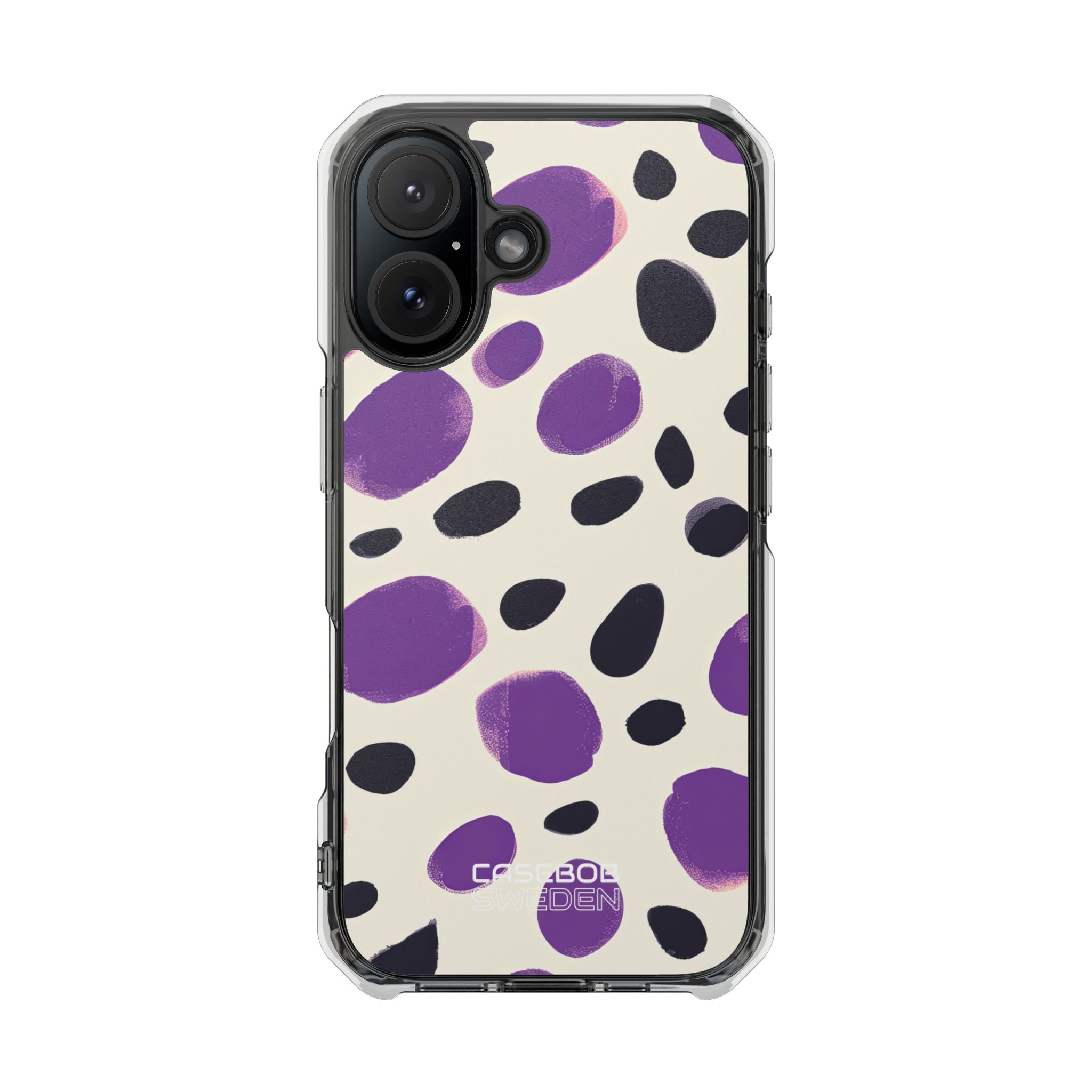Purple Pebble Dance iPhone 16 - Impact Clear+