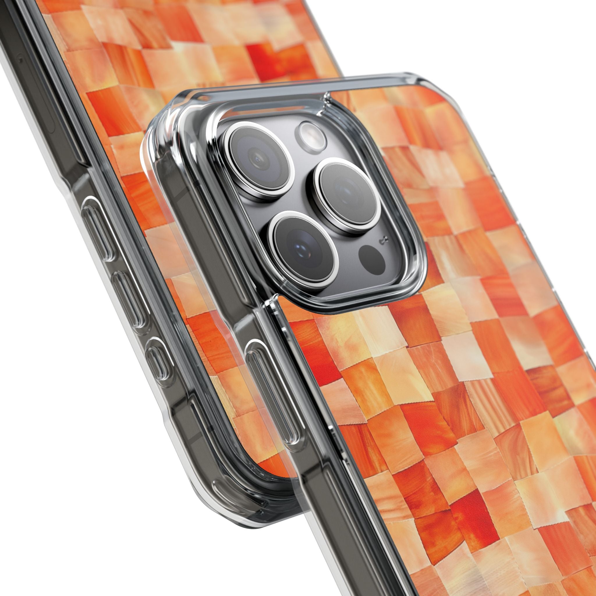 Vibrant Mosaic Tapestry iPhone 15 - Impact Clear+