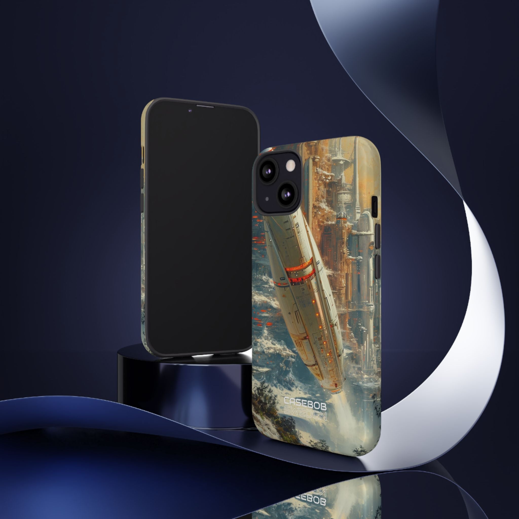 Futuristic Forest Voyage iPhone 13 - Tough