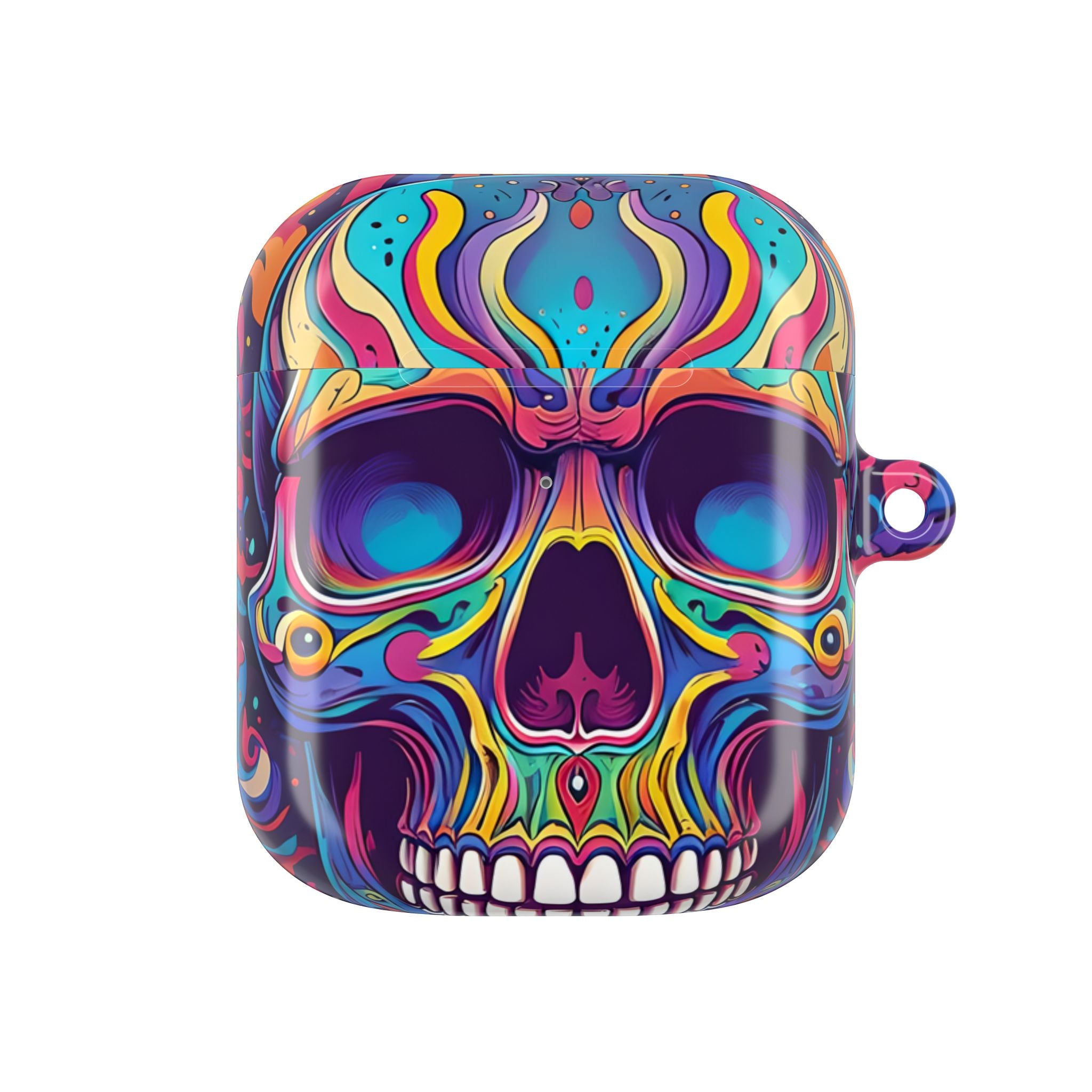 Psychedelic Skull - AirPods Case