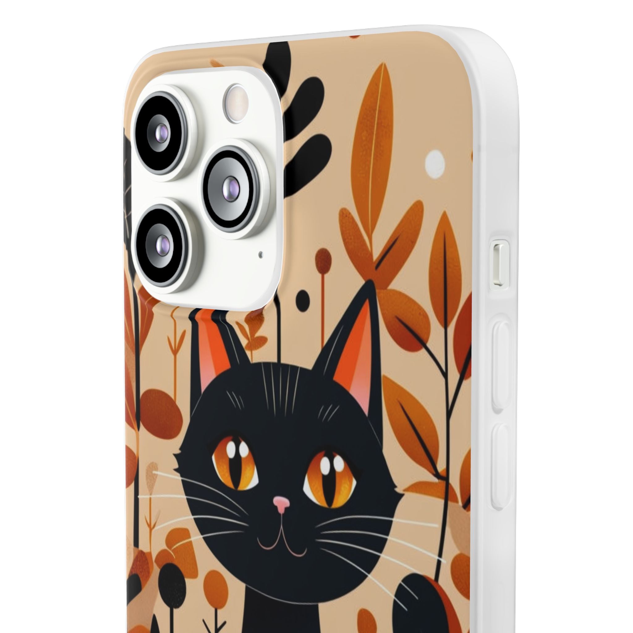 Black Cat Glow iPhone 13 Pro Max - Soft