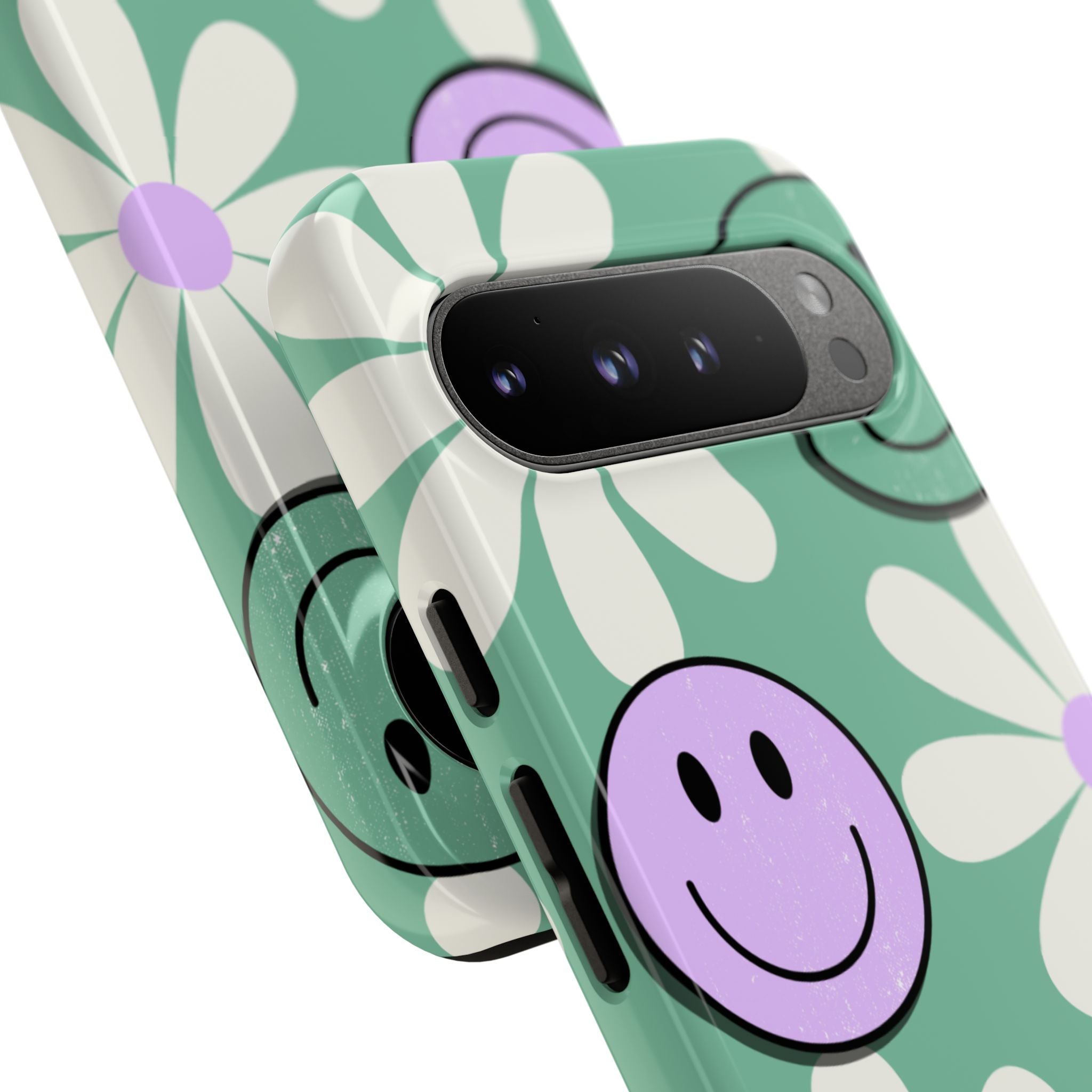 Smiley Daisy Glow Google Pixel 9 Pro XL Case - Tough