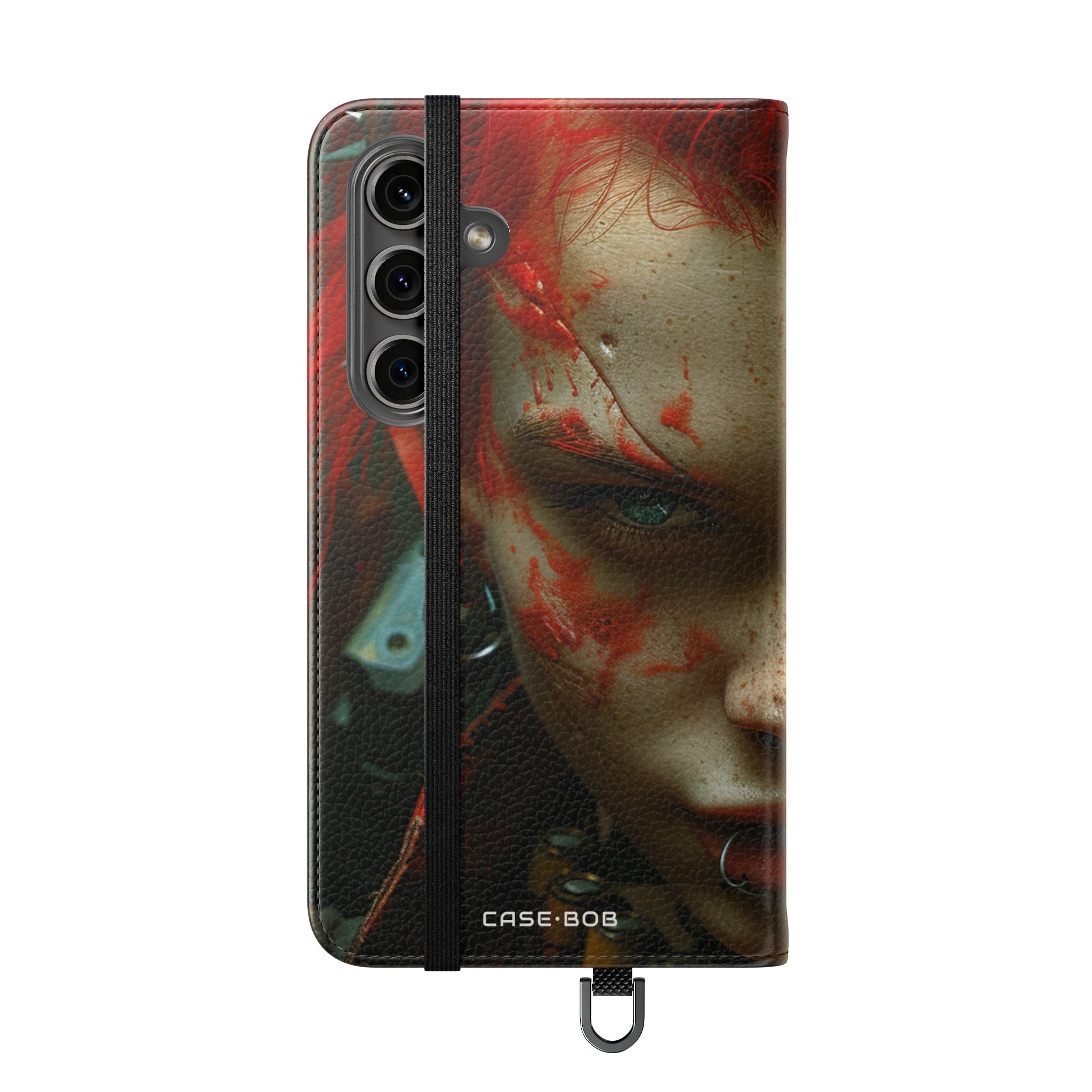 Scarlet Gaze - Samsung S24 Case - Wallet